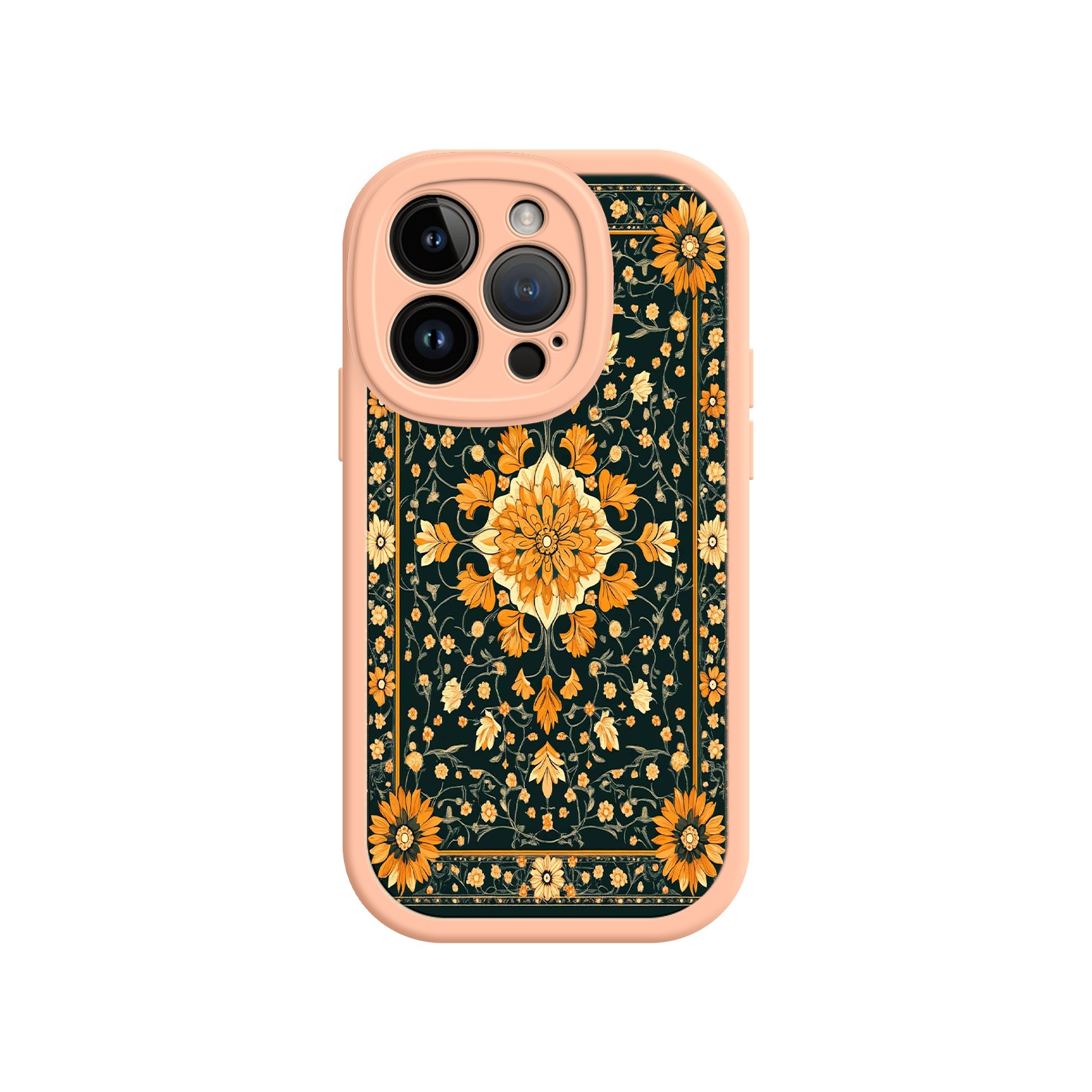 Ornate Floral iPhone 17 Case – Baroque Vintage Pattern Protective Cover for iPhone 16 Pro / Max