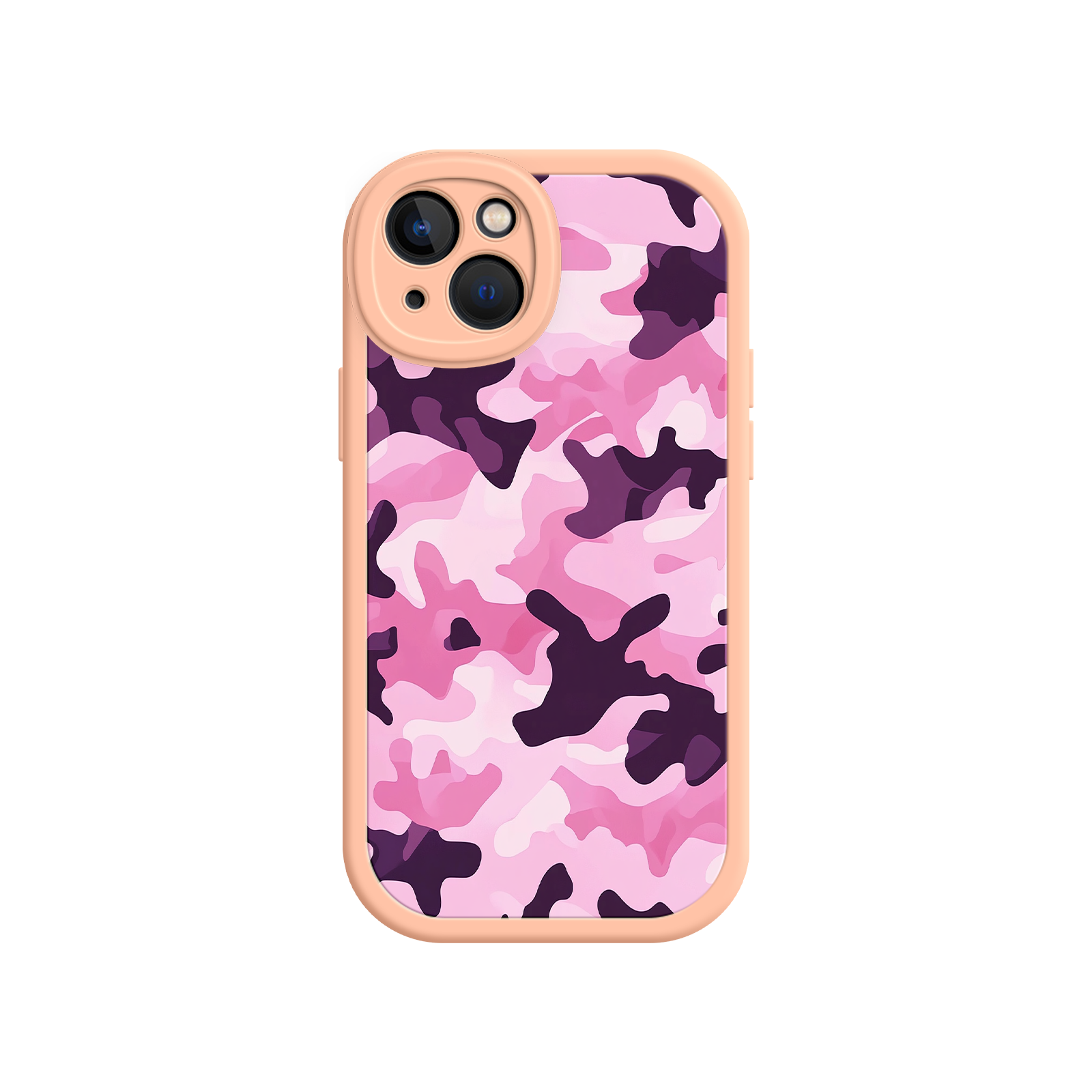 Pink Camo iPhone 17 Case – Camouflage, Feminine Style, Protective Phone Cover
