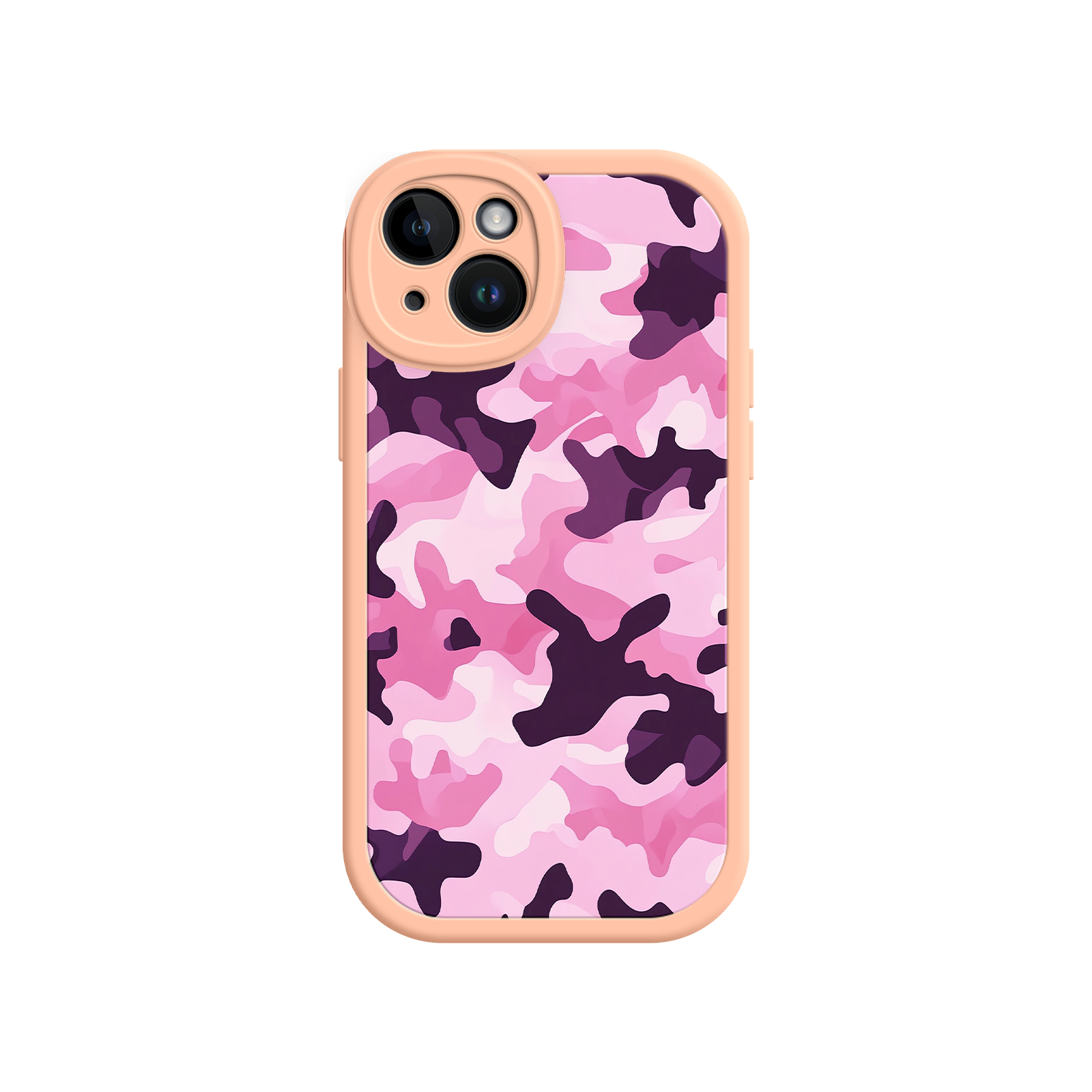 Pink Camo iPhone 17 Case – Camouflage, Feminine Style, Protective Phone Cover