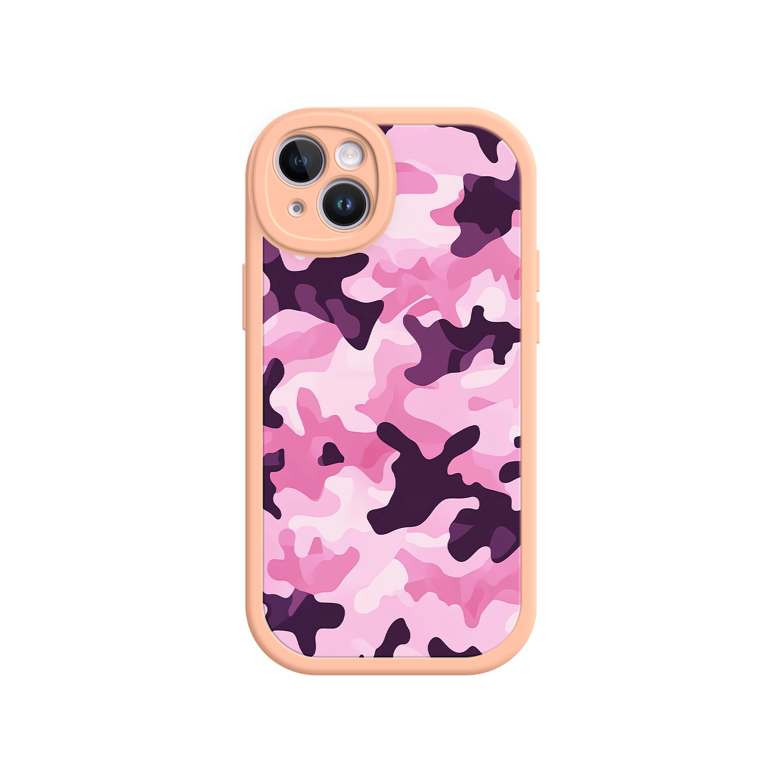 Pink Camo iPhone 17 Case – Camouflage, Feminine Style, Protective Phone Cover