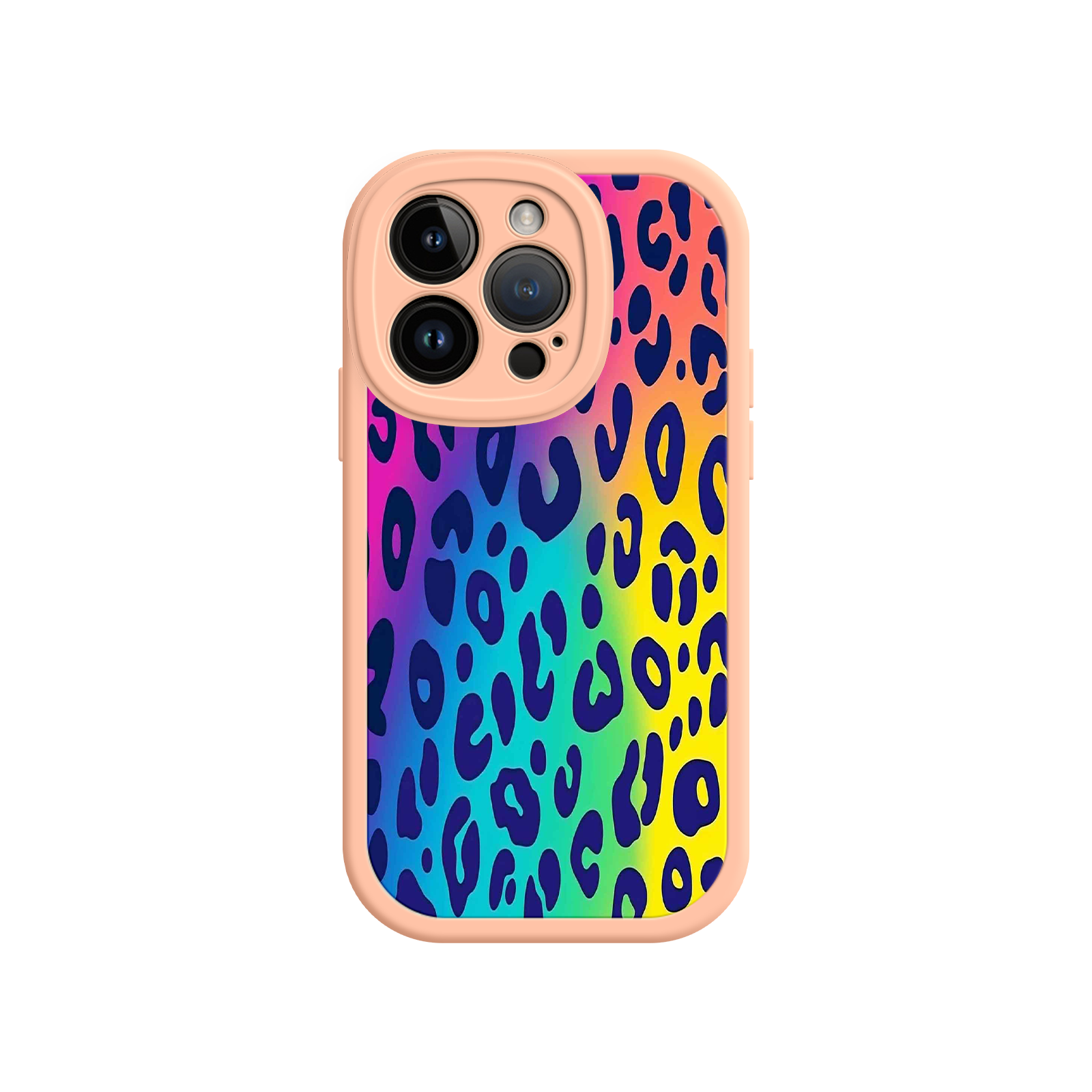 Rainbow Leopard Print iPhone 17 Case – Vibrant Gradient Leopard Pattern, Colorful Animal Print Design, Trendy Animal Print Phone Cover
