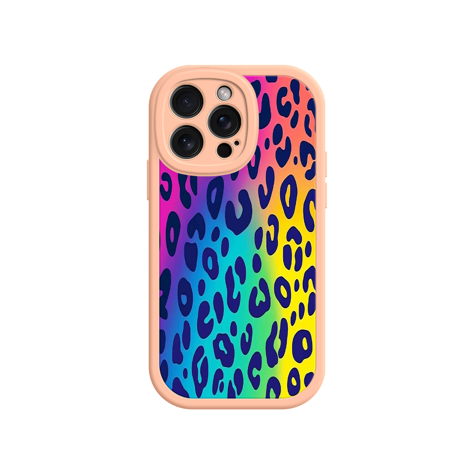 Rainbow Leopard Print iPhone 17 Case – Vibrant Gradient Leopard Pattern, Colorful Animal Print Design, Trendy Animal Print Phone Cover