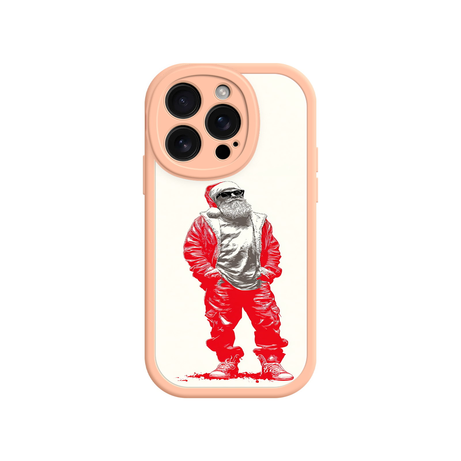 Holiday phone case for gifting – urban Santa style