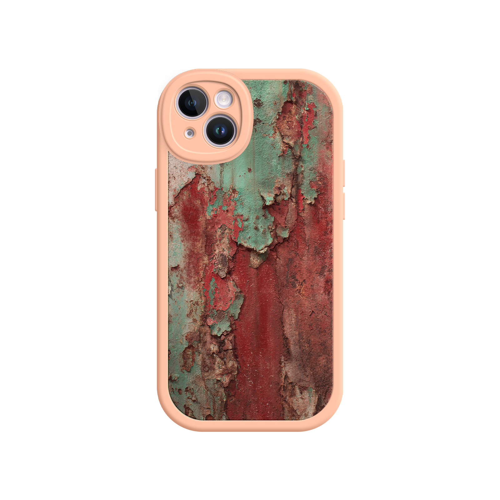 Rustic Metal Texture Phone Case – Vintage Industrial Style for iPhone 17