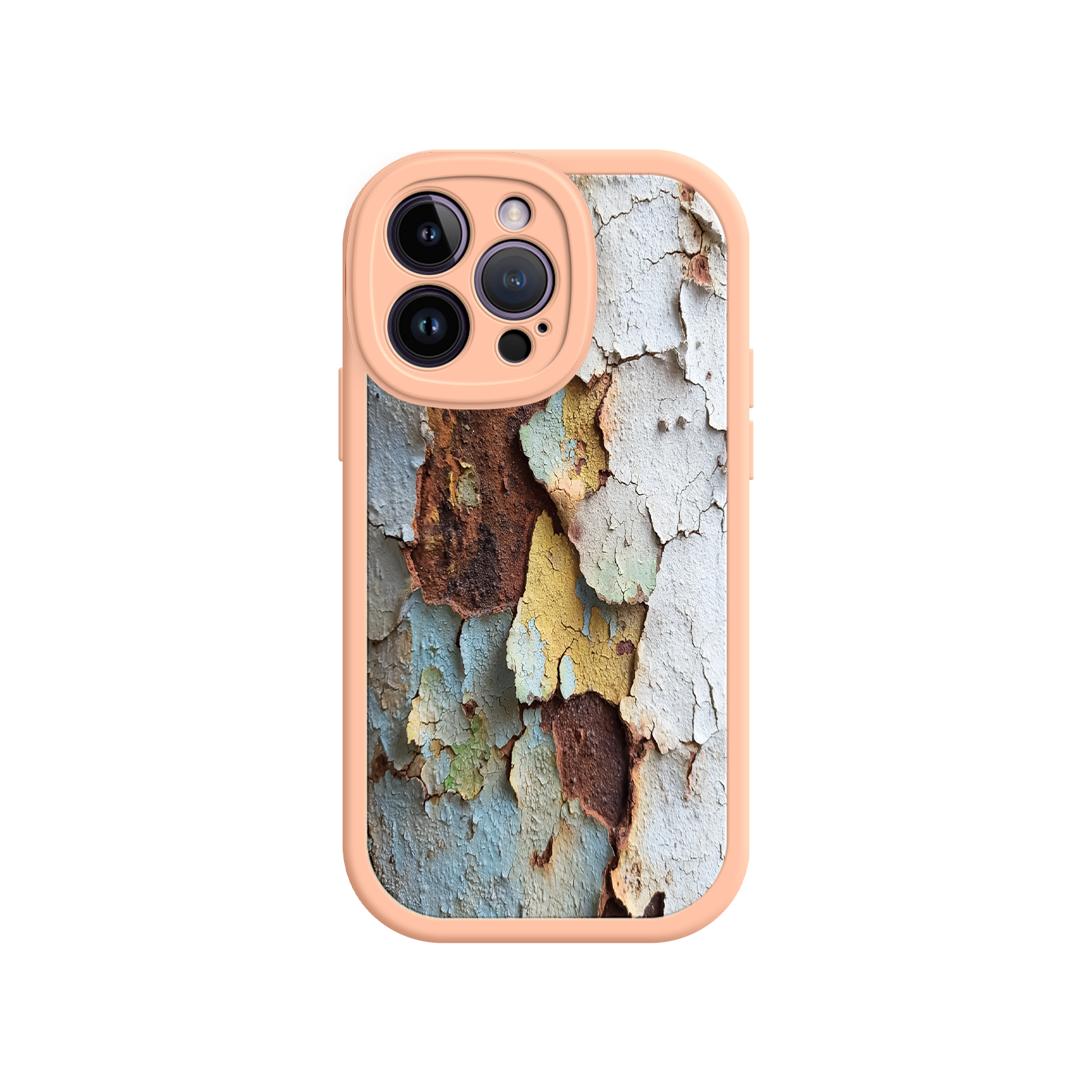 Rustic Patina Phone Case – Vintage Peeling Paint Design for iPhone 17