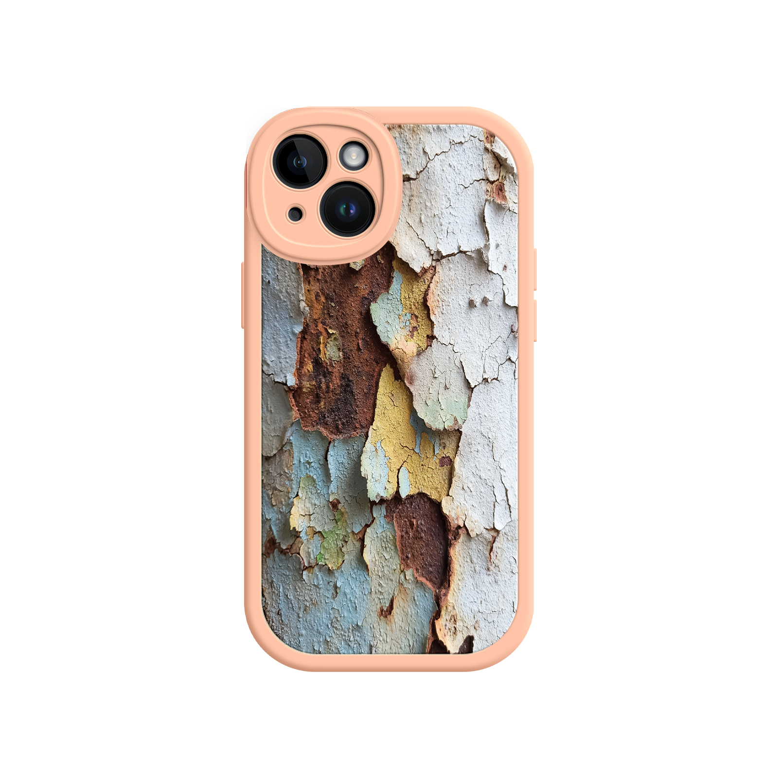 Rustic Patina Phone Case – Vintage Peeling Paint Design for iPhone 17