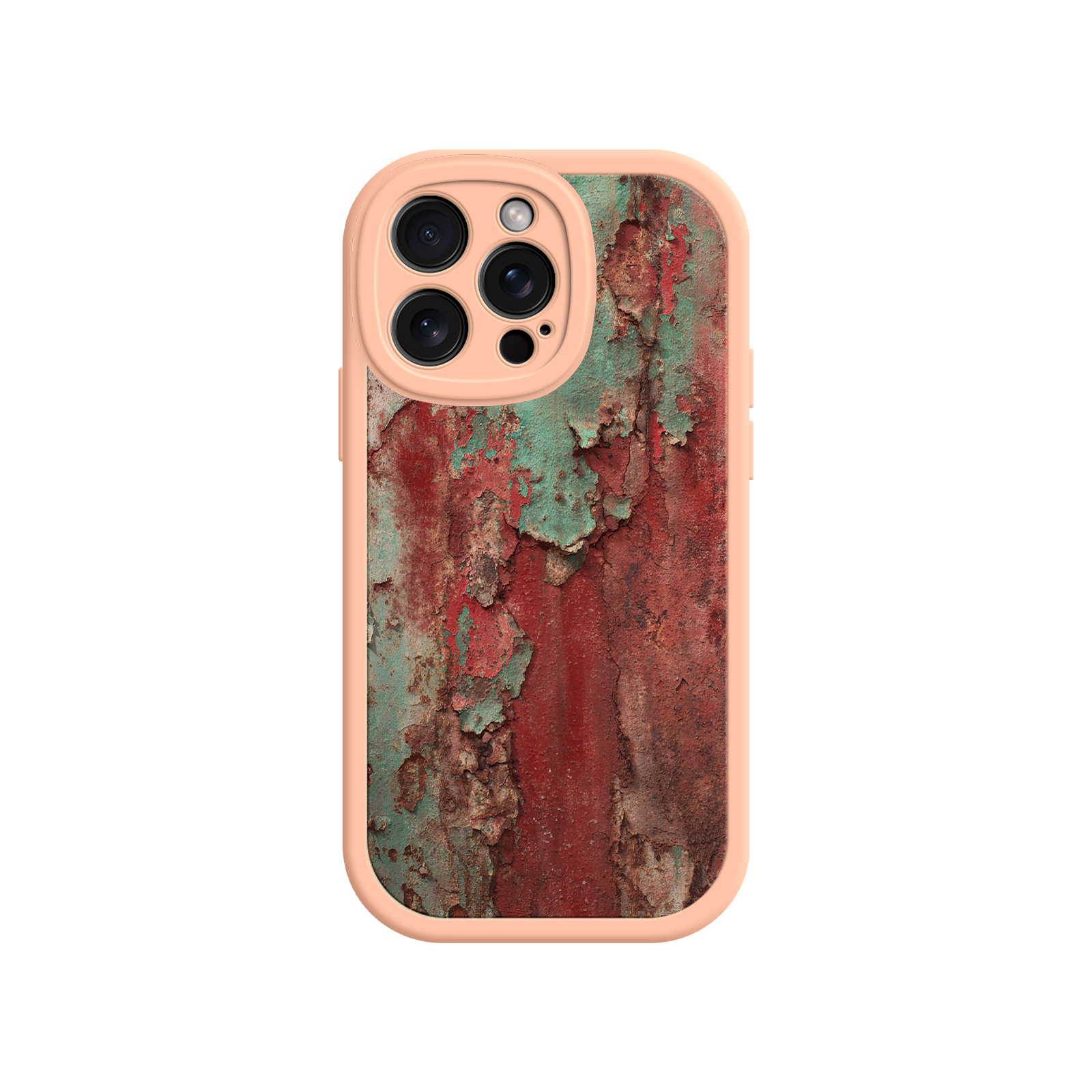 Rustic Metal Texture Phone Case – Vintage Industrial Style for iPhone 17