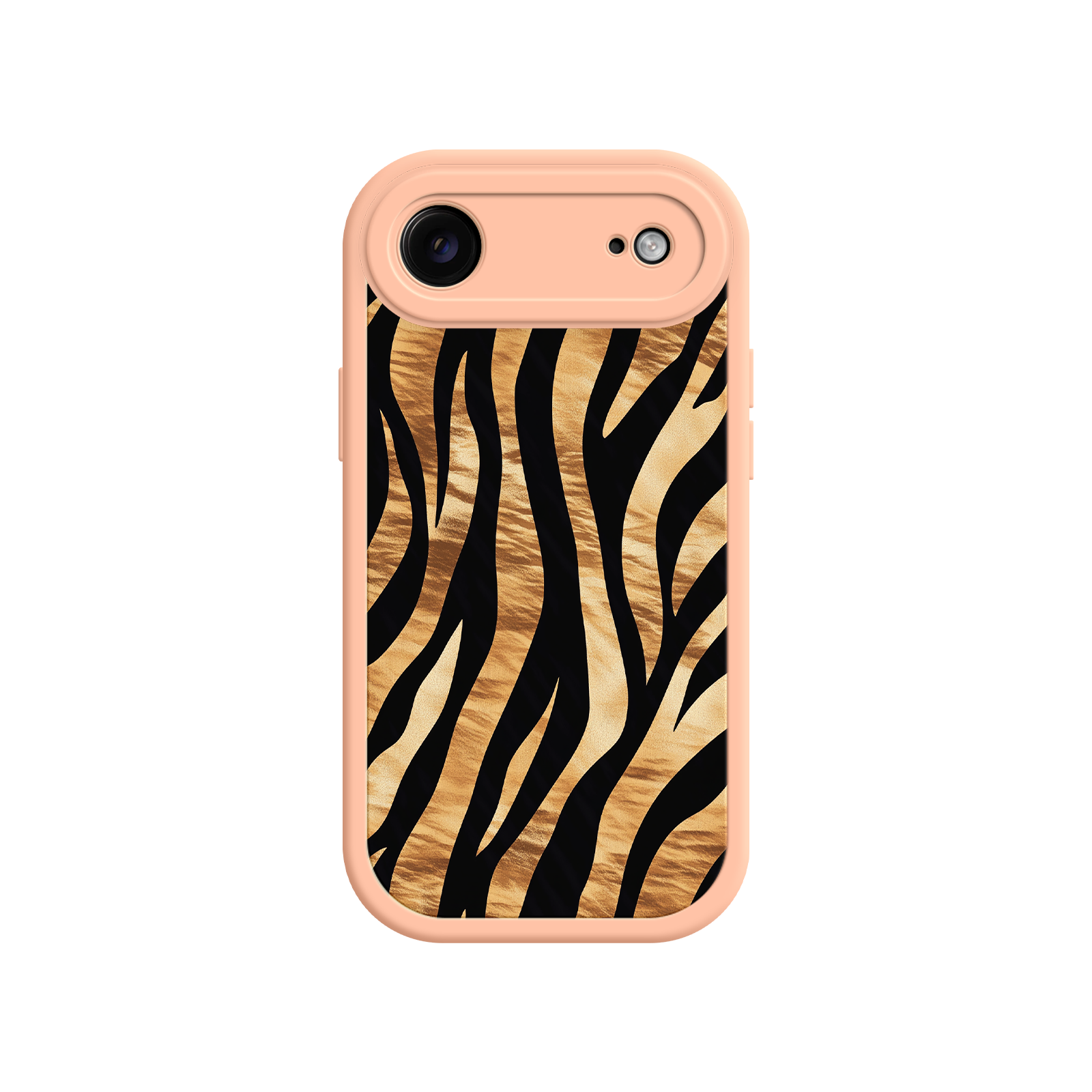 iPhone case featuring wild tiger pattern