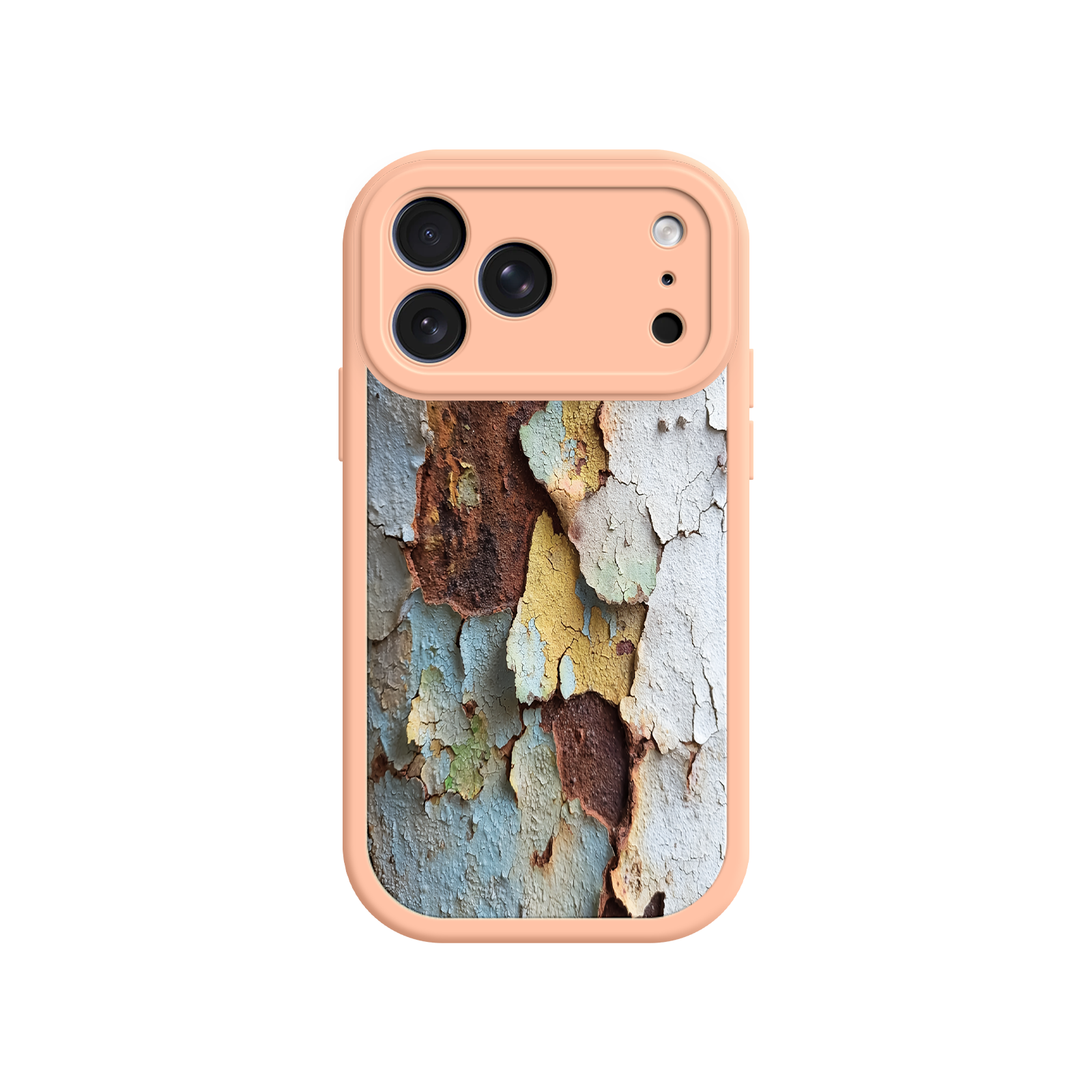 Distressed paint phone case for travel lovers