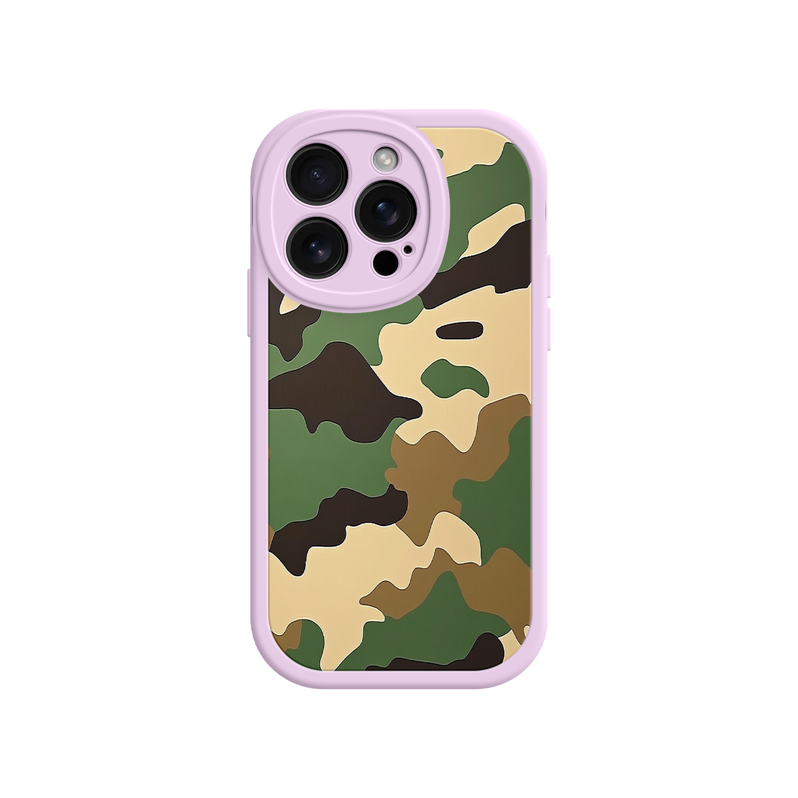 Military Camo iPhone 17 Case – Woodland Camouflage, Tactical Design, Rugged Phone Cover