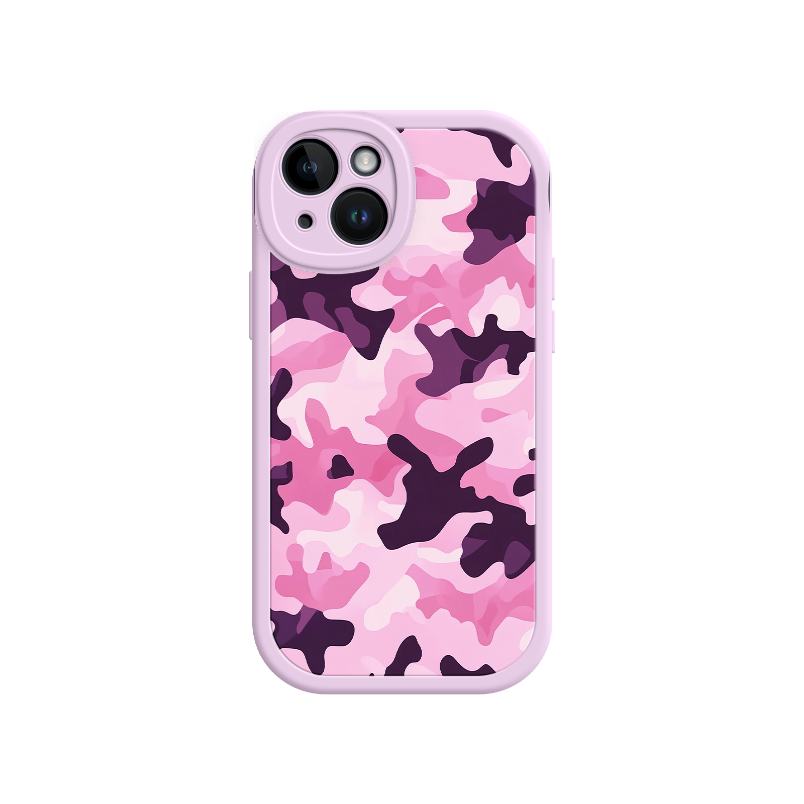 Pink Camo iPhone 17 Case – Camouflage, Feminine Style, Protective Phone Cover