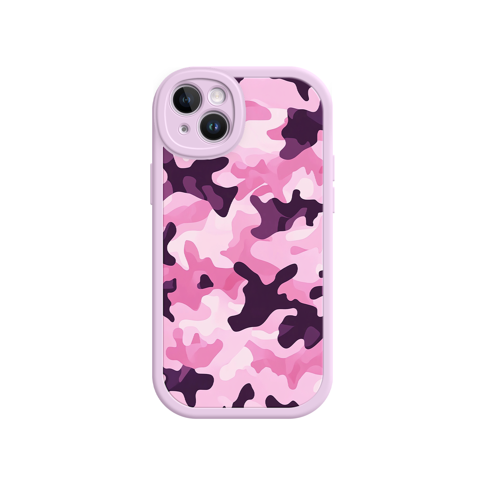 Pink Camo iPhone 17 Case – Camouflage, Feminine Style, Protective Phone Cover