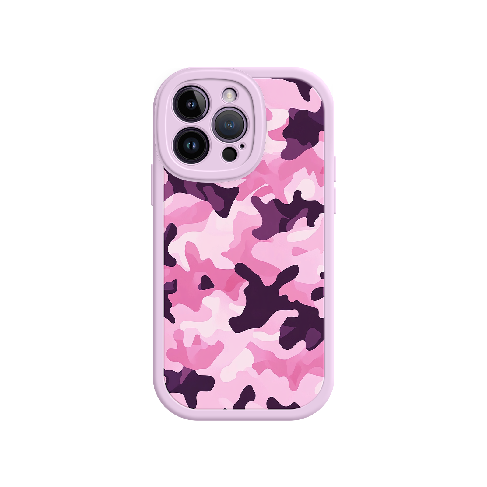 Pink Camo iPhone 17 Case – Camouflage, Feminine Style, Protective Phone Cover