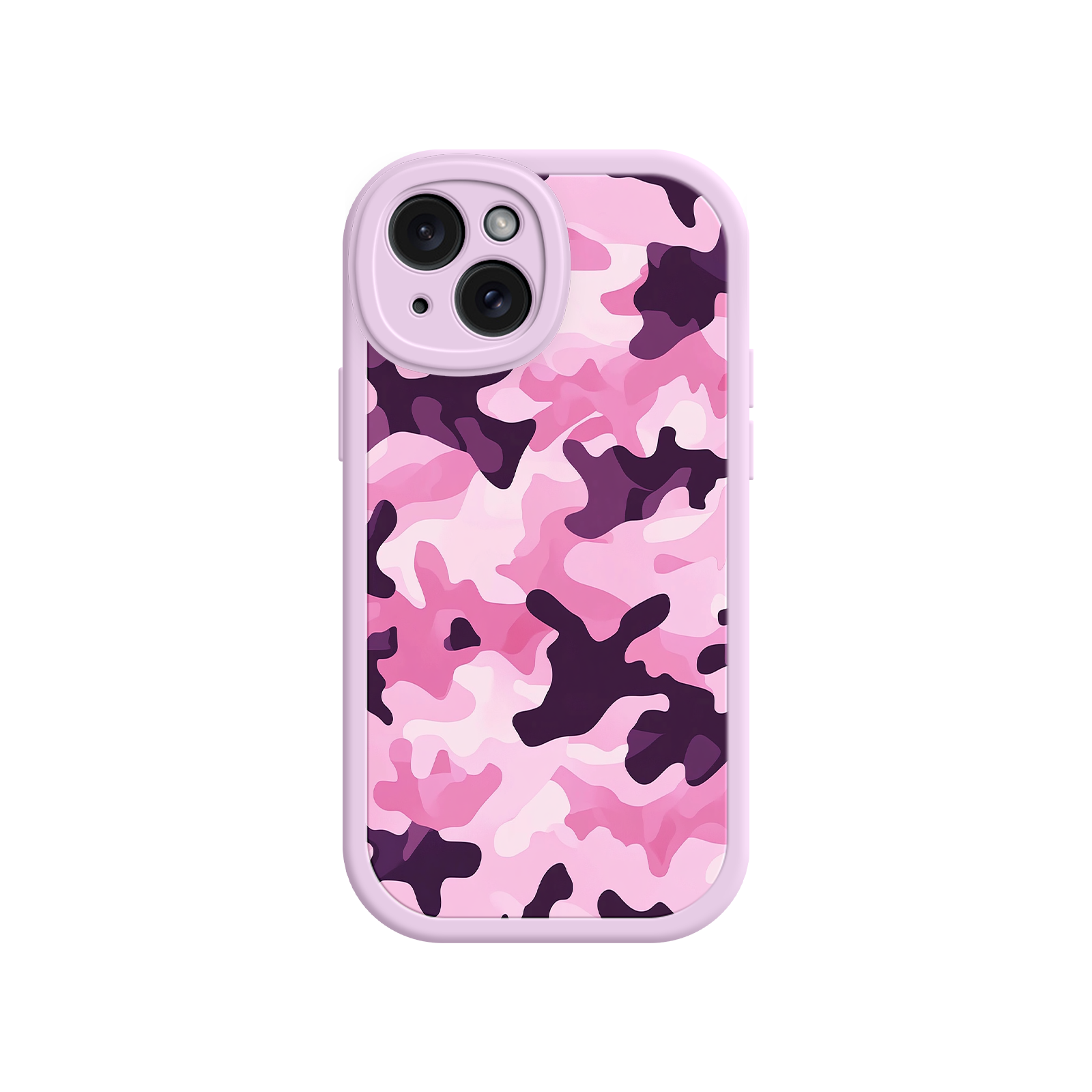 Pink Camo iPhone 17 Case – Camouflage, Feminine Style, Protective Phone Cover