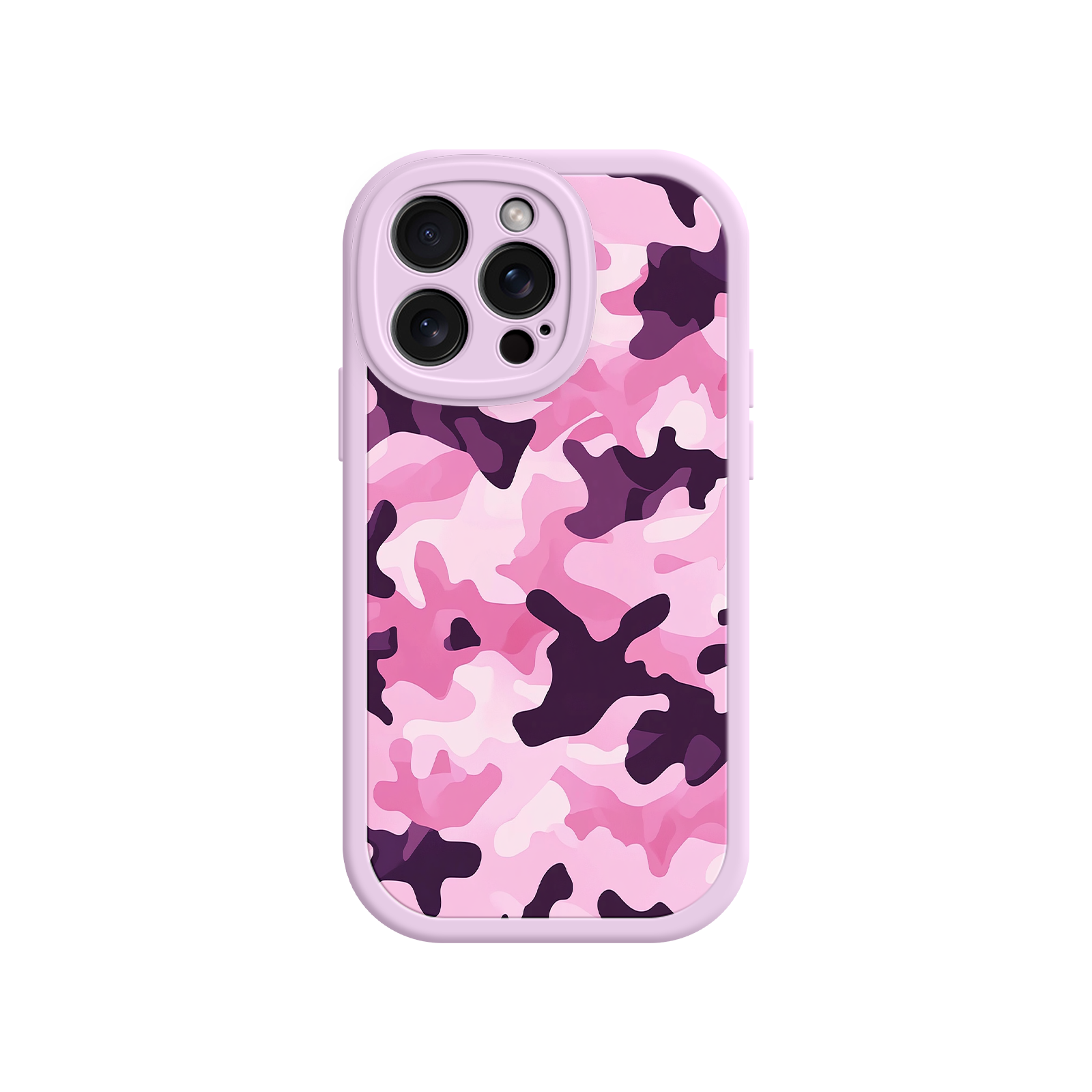 Pink Camo iPhone 17 Case – Camouflage, Feminine Style, Protective Phone Cover