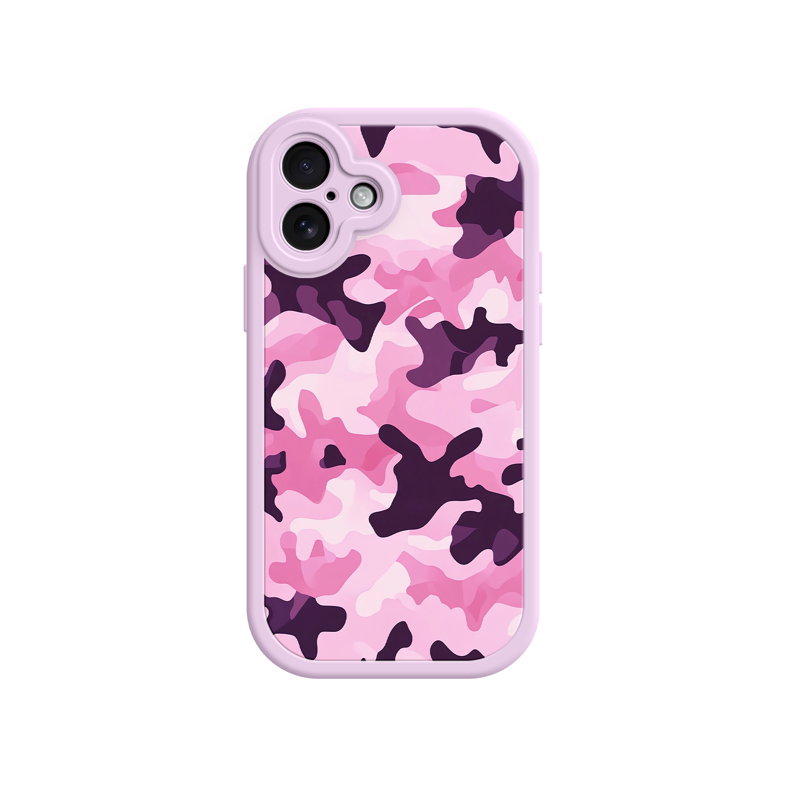 Pink Camo iPhone 17 Case – Camouflage, Feminine Style, Protective Phone Cover