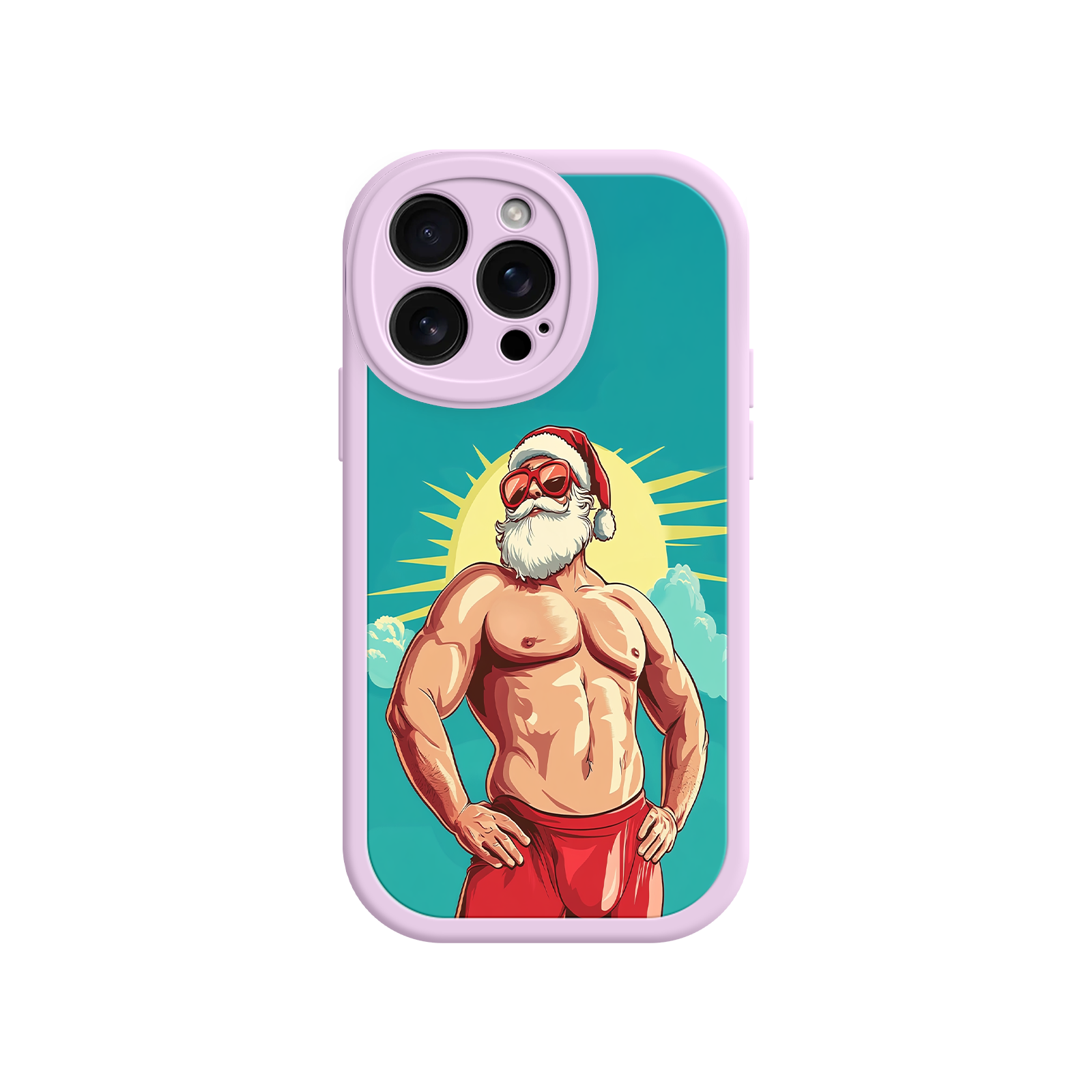Santa Claus phone case for holiday cheer
