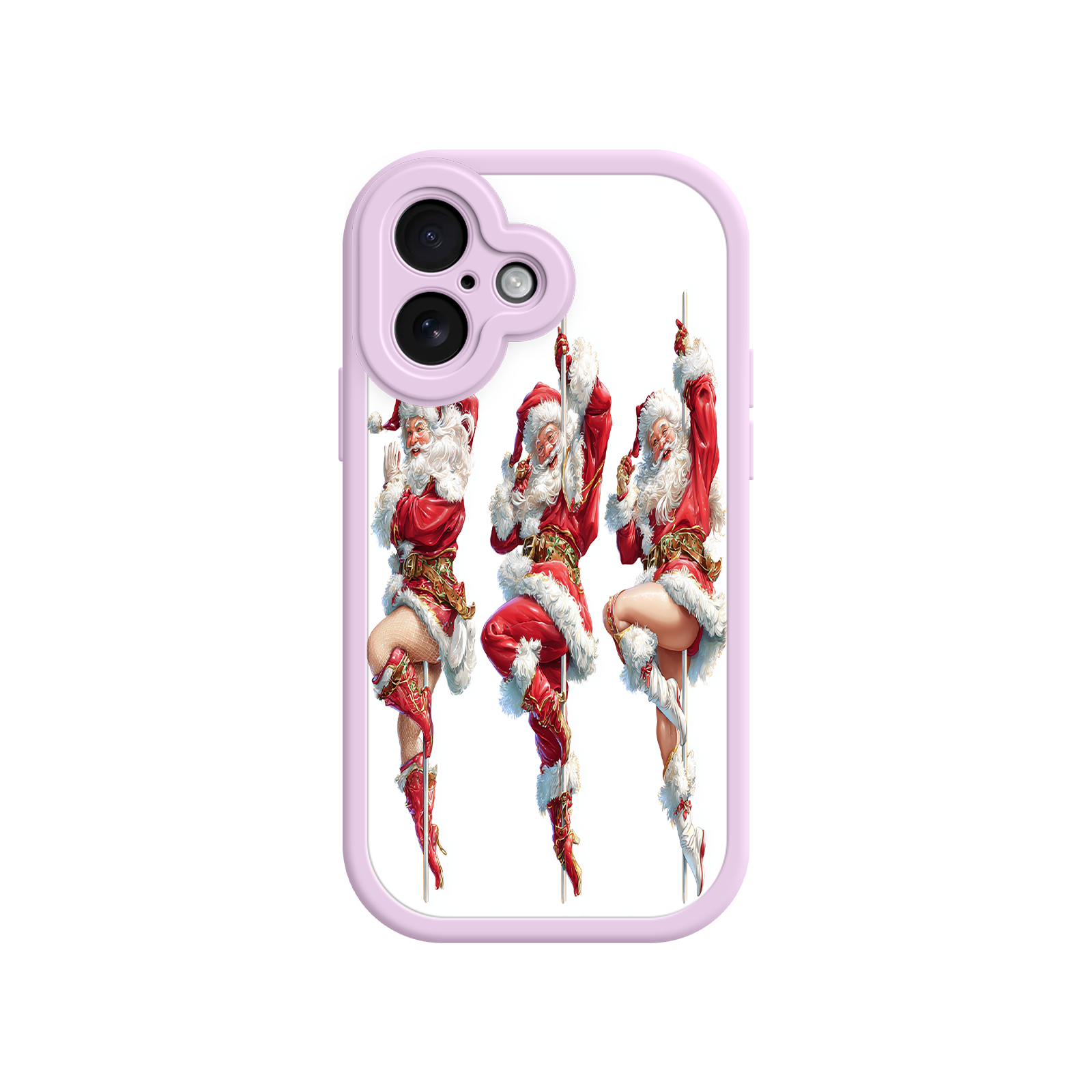 Artistic phone case with vintage Christmas celebration