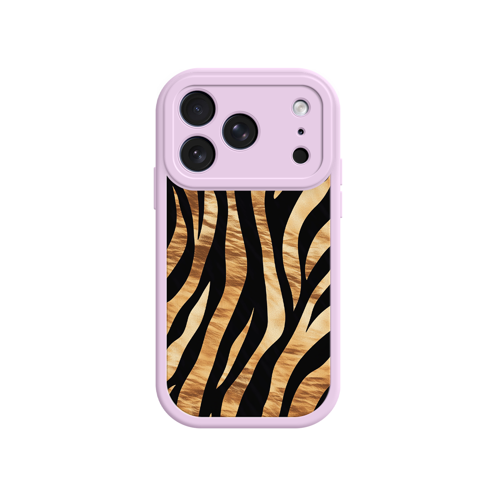 Bold phone case with exotic stripe pattern