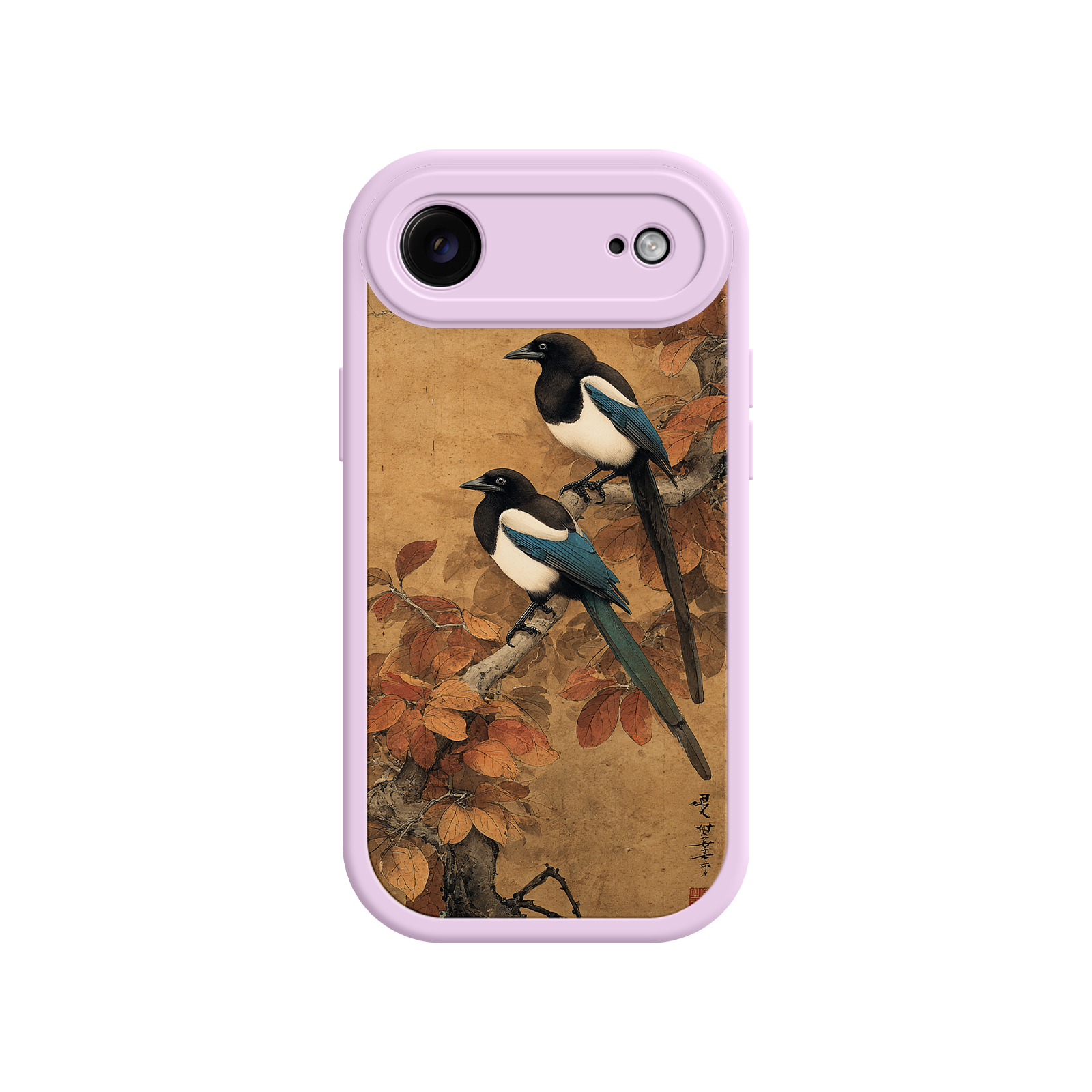 Bird-themed phone case for creative photography
