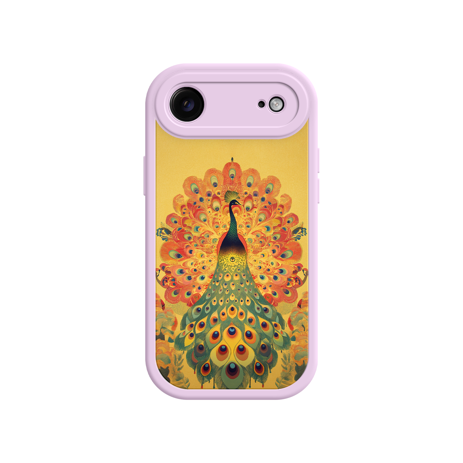 Peacock iPhone Case – Artistic Bird Design with Vibrant Feathers & Boho Style