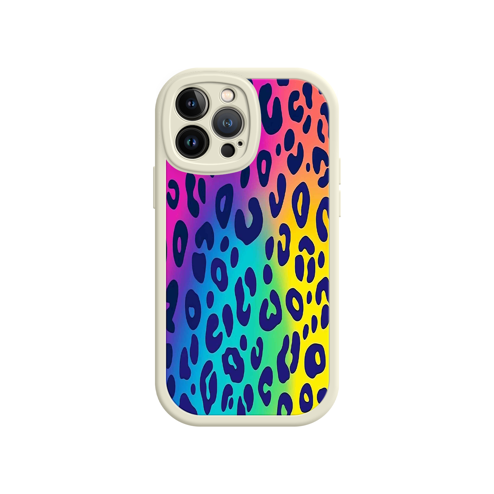 Rainbow Leopard Print iPhone 17 Case – Vibrant Gradient Leopard Pattern, Colorful Animal Print Design, Trendy Animal Print Phone Cover