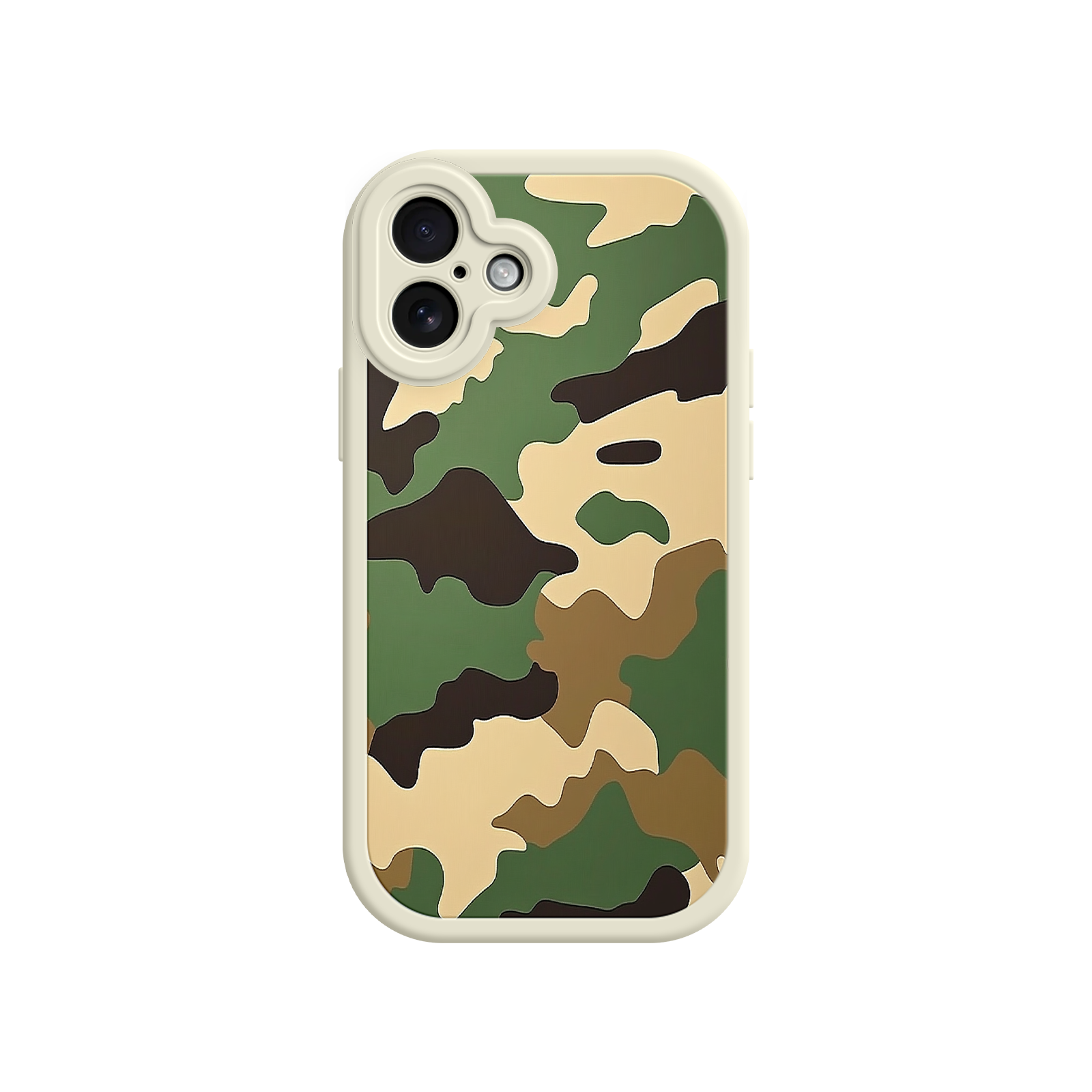 Military Camo iPhone 17 Case – Woodland Camouflage, Tactical Design, Rugged Phone Cover