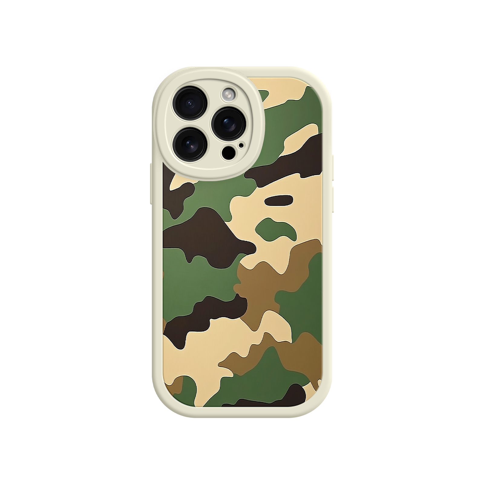 Military Camo iPhone 17 Case – Woodland Camouflage, Tactical Design, Rugged Phone Cover