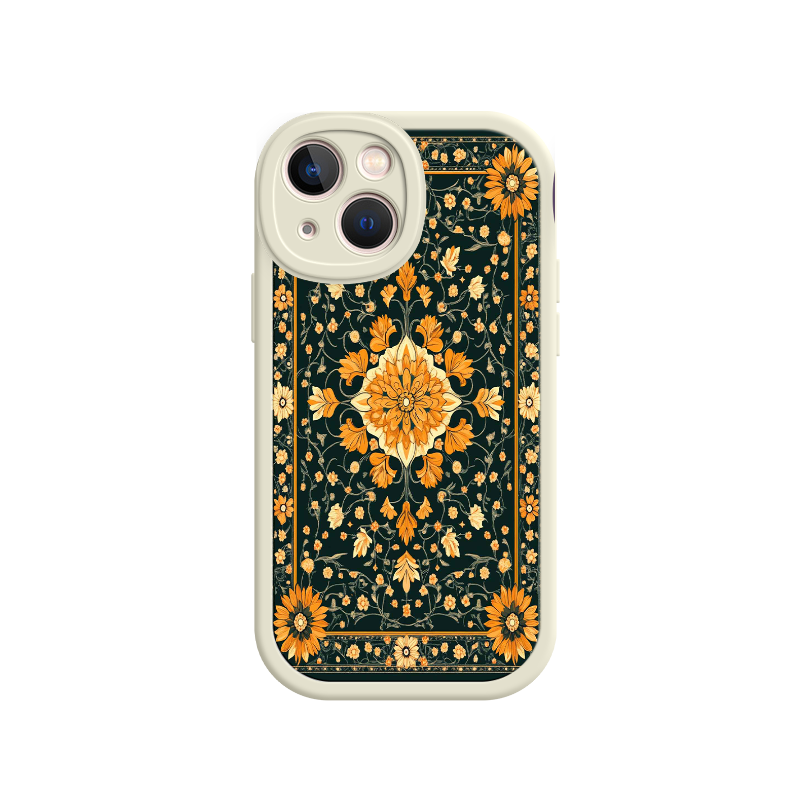 Ornate Floral iPhone 17 Case – Baroque Vintage Pattern Protective Cover for iPhone 16 Pro / Max