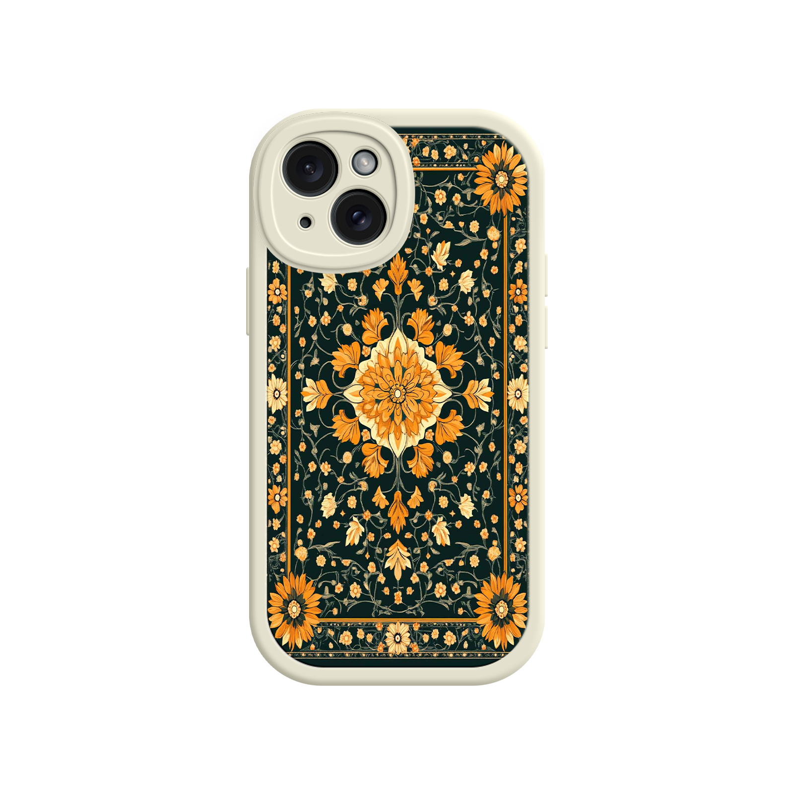 Ornate Floral iPhone 17 Case – Baroque Vintage Pattern Protective Cover for iPhone 16 Pro / Max