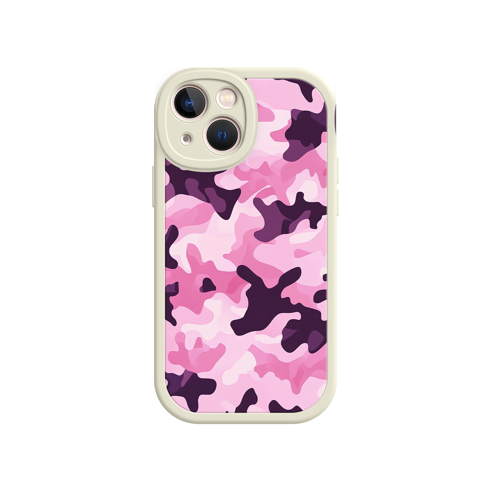 Pink Camo iPhone 17 Case – Camouflage, Feminine Style, Protective Phone Cover