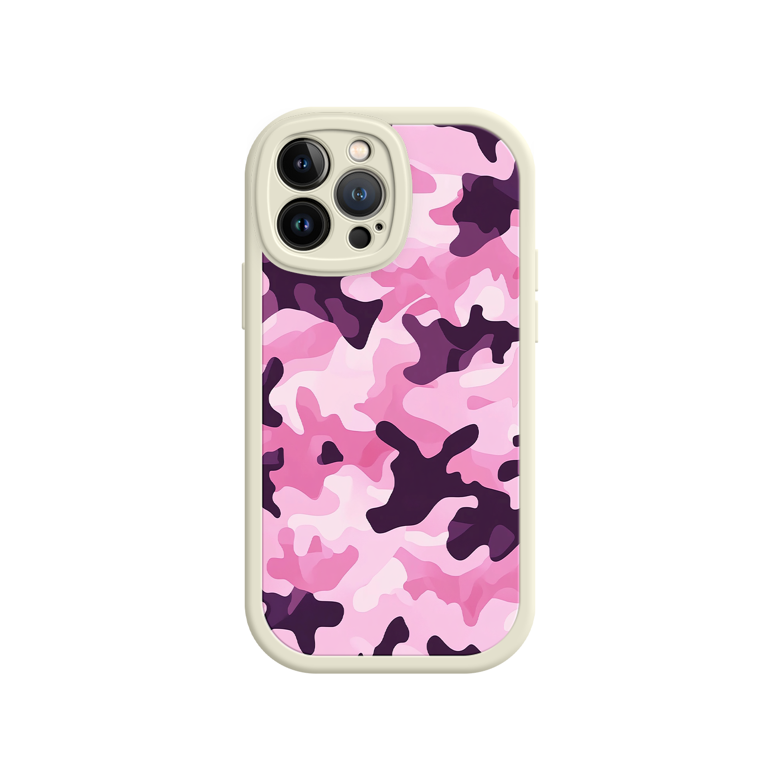 Pink Camo iPhone 17 Case – Camouflage, Feminine Style, Protective Phone Cover