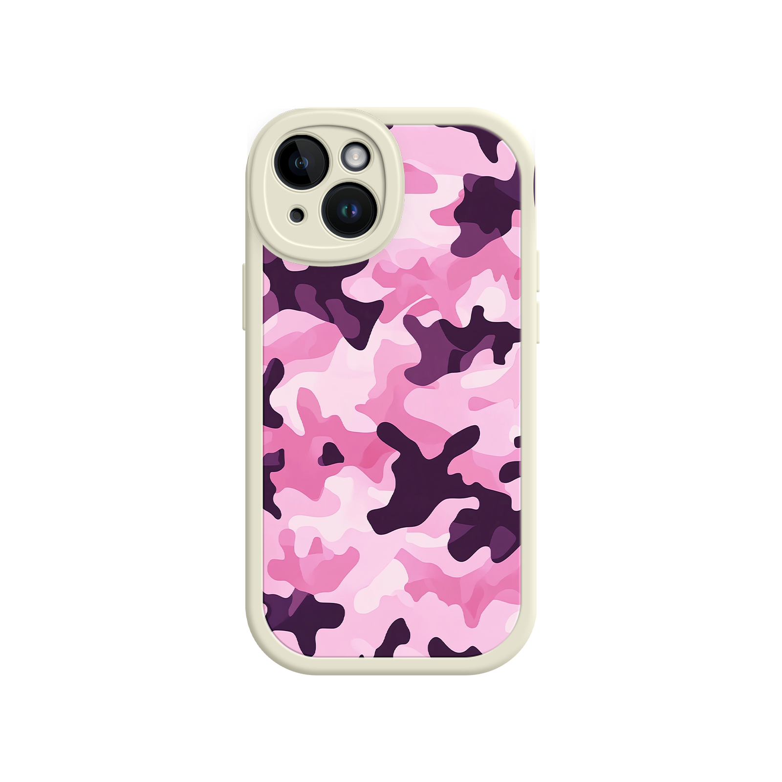 Pink Camo iPhone 17 Case – Camouflage, Feminine Style, Protective Phone Cover