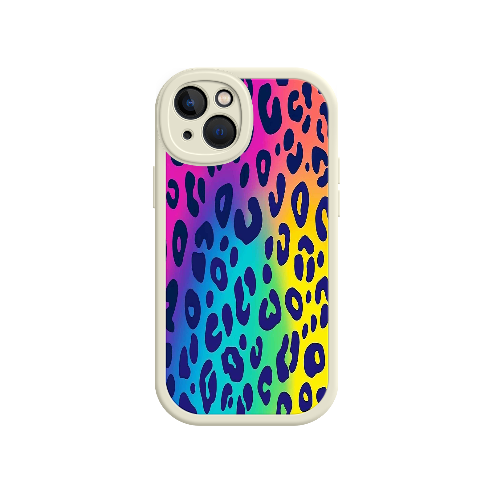 Rainbow Leopard Print iPhone 17 Case – Vibrant Gradient Leopard Pattern, Colorful Animal Print Design, Trendy Animal Print Phone Cover