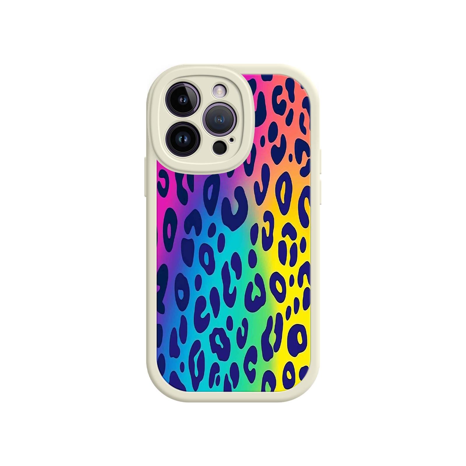 Rainbow Leopard Print iPhone 17 Case – Vibrant Gradient Leopard Pattern, Colorful Animal Print Design, Trendy Animal Print Phone Cover