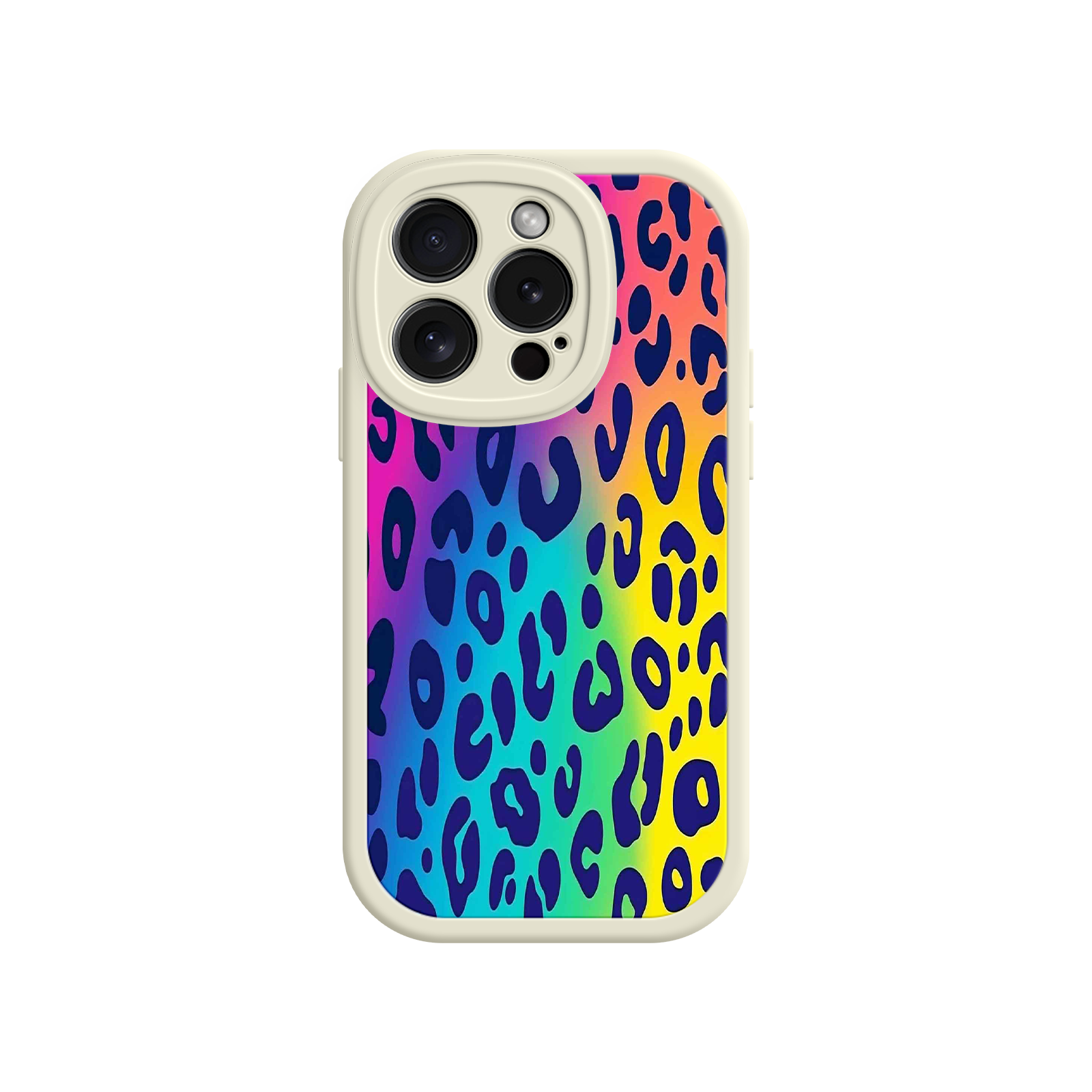 Rainbow Leopard Print iPhone 17 Case – Vibrant Gradient Leopard Pattern, Colorful Animal Print Design, Trendy Animal Print Phone Cover
