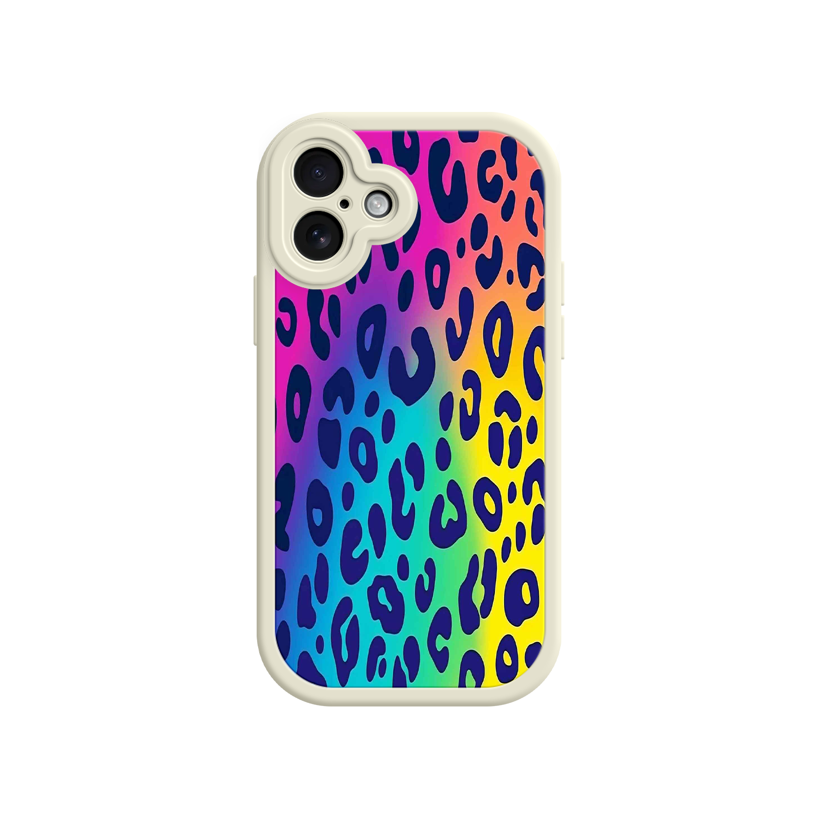 Rainbow Leopard Print iPhone 17 Case – Vibrant Gradient Leopard Pattern, Colorful Animal Print Design, Trendy Animal Print Phone Cover
