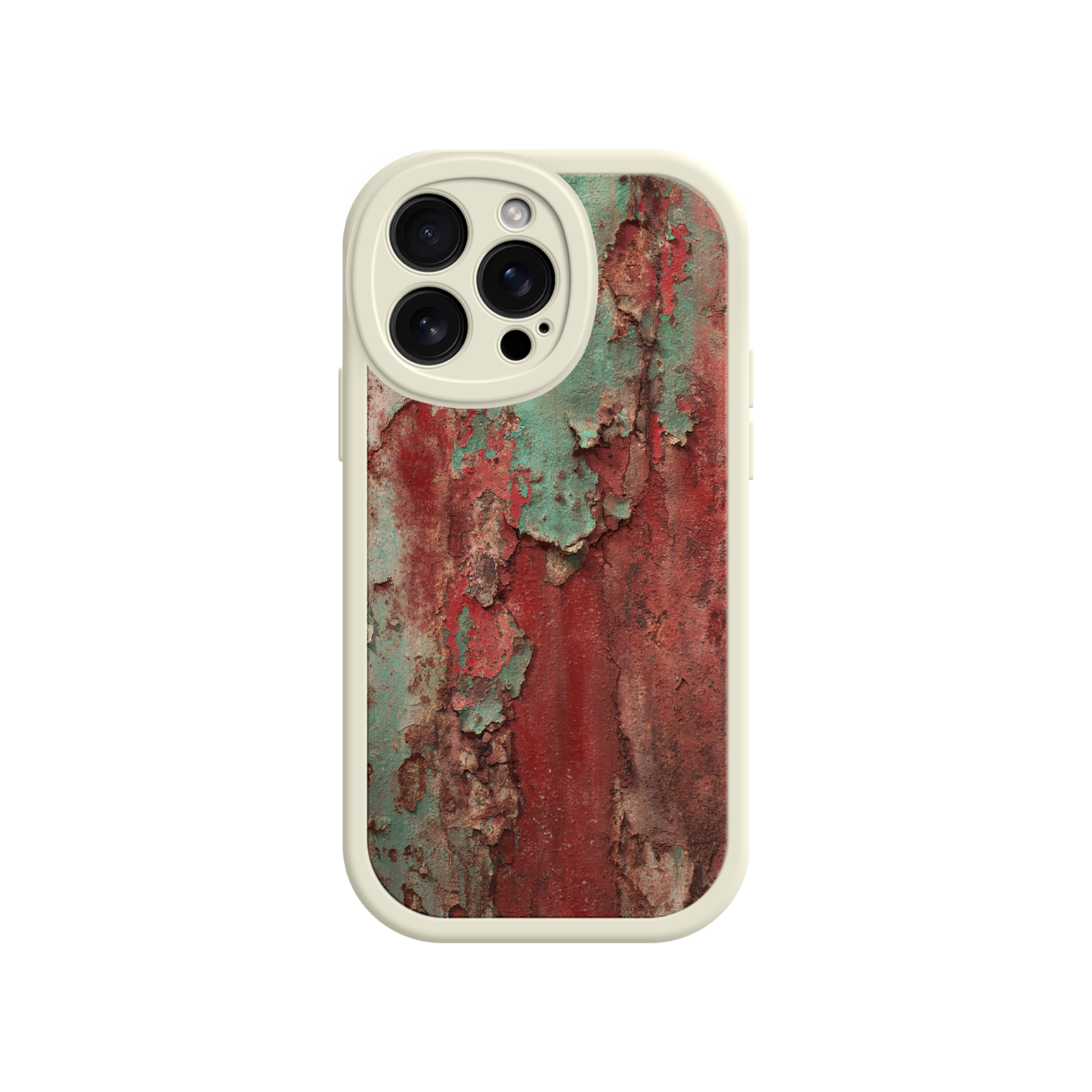 Rustic Metal Texture Phone Case – Vintage Industrial Style for iPhone 17