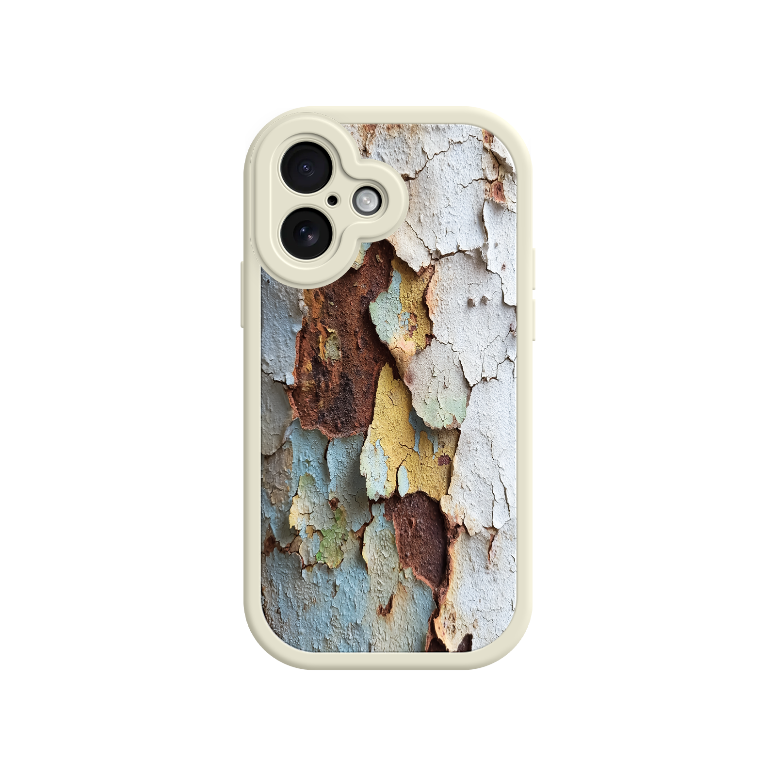Unique phone case with aged design for gifting