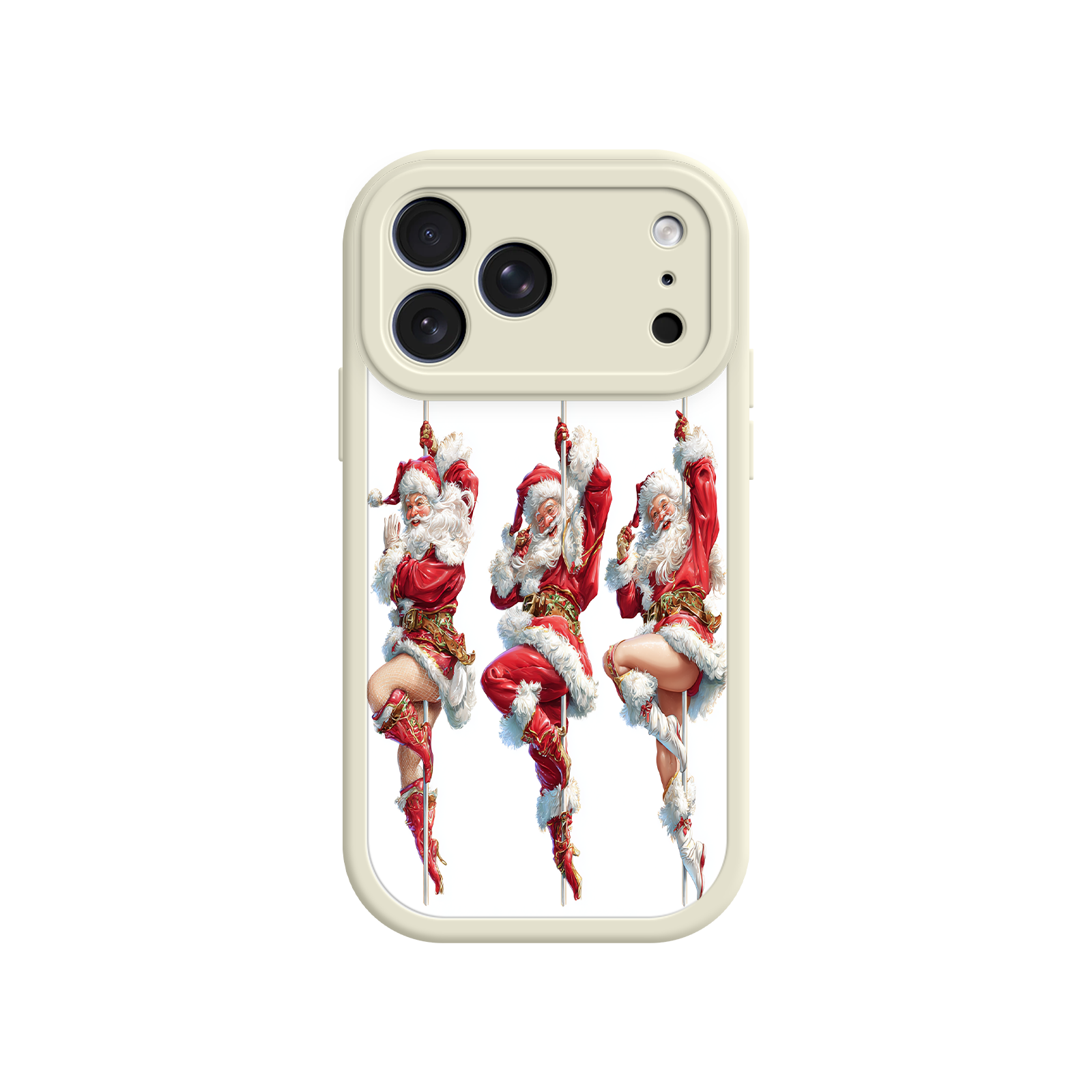 Vintage phone case with festive performance theme