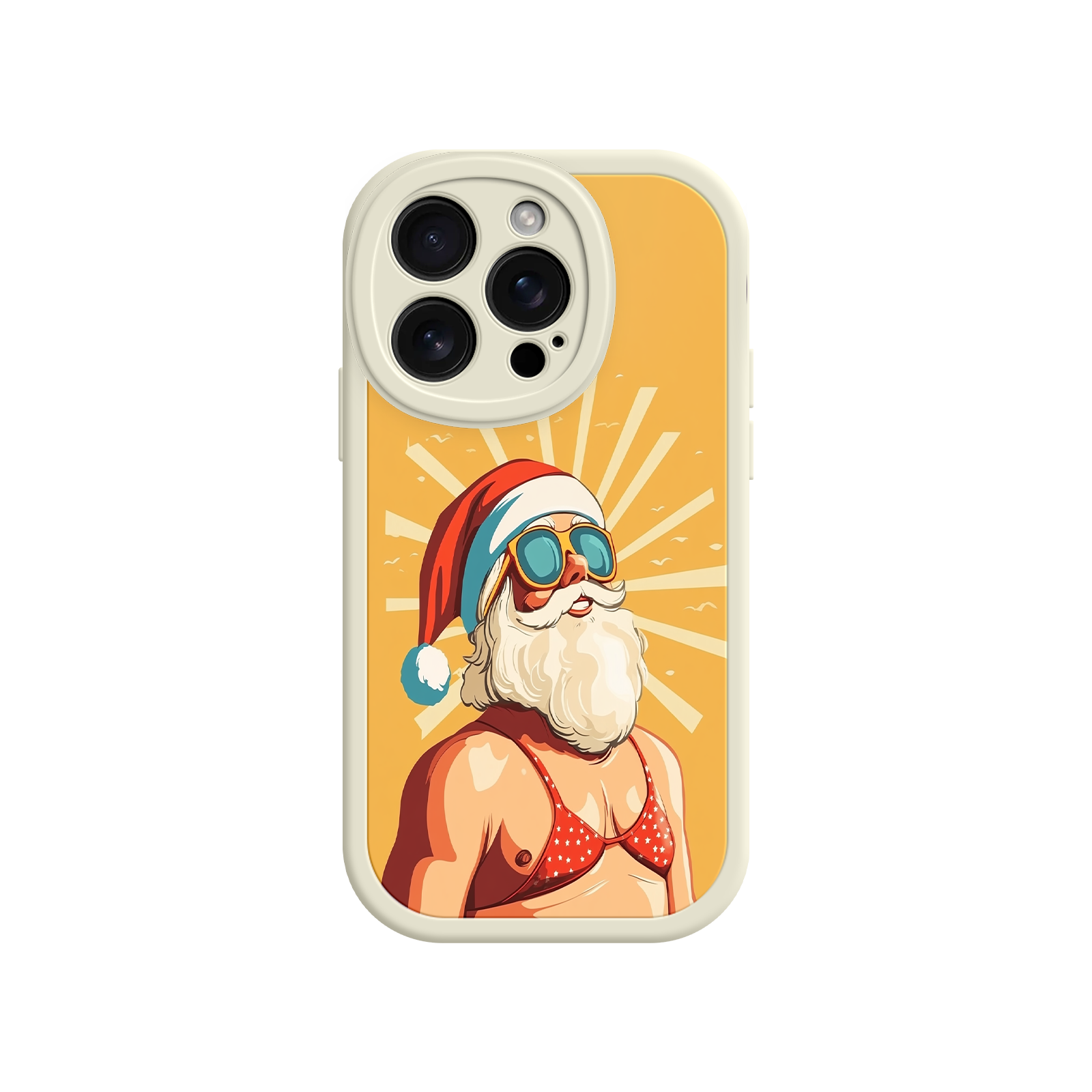 Humorous Santa phone case for holiday gifting
