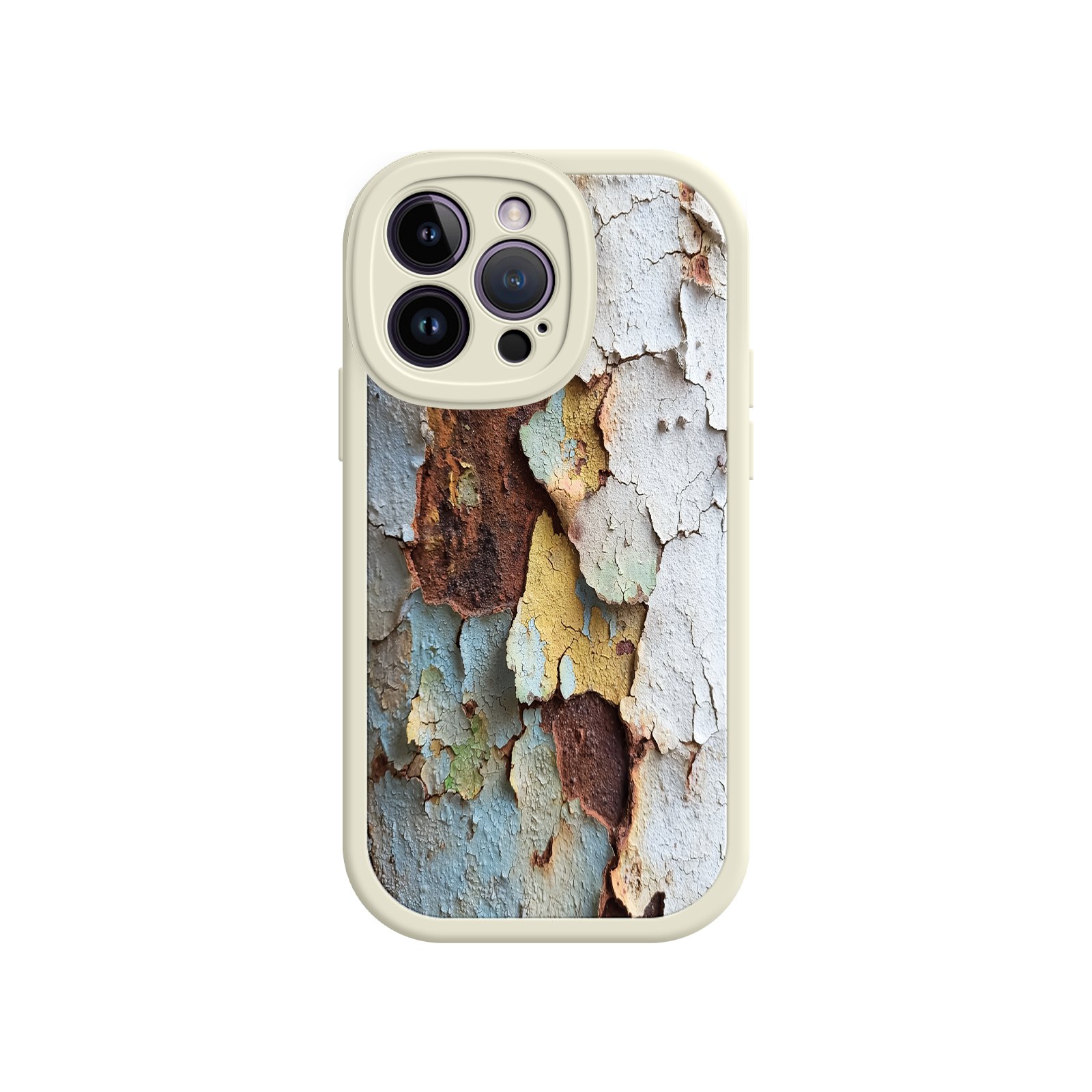 Rustic Patina Phone Case – Vintage Peeling Paint Design for iPhone 17