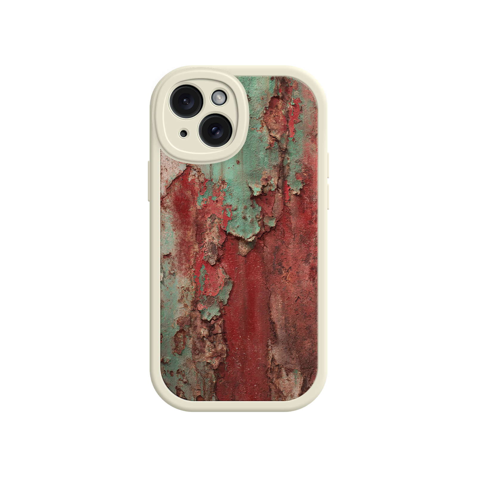 Rustic Metal Texture Phone Case – Vintage Industrial Style for iPhone 17