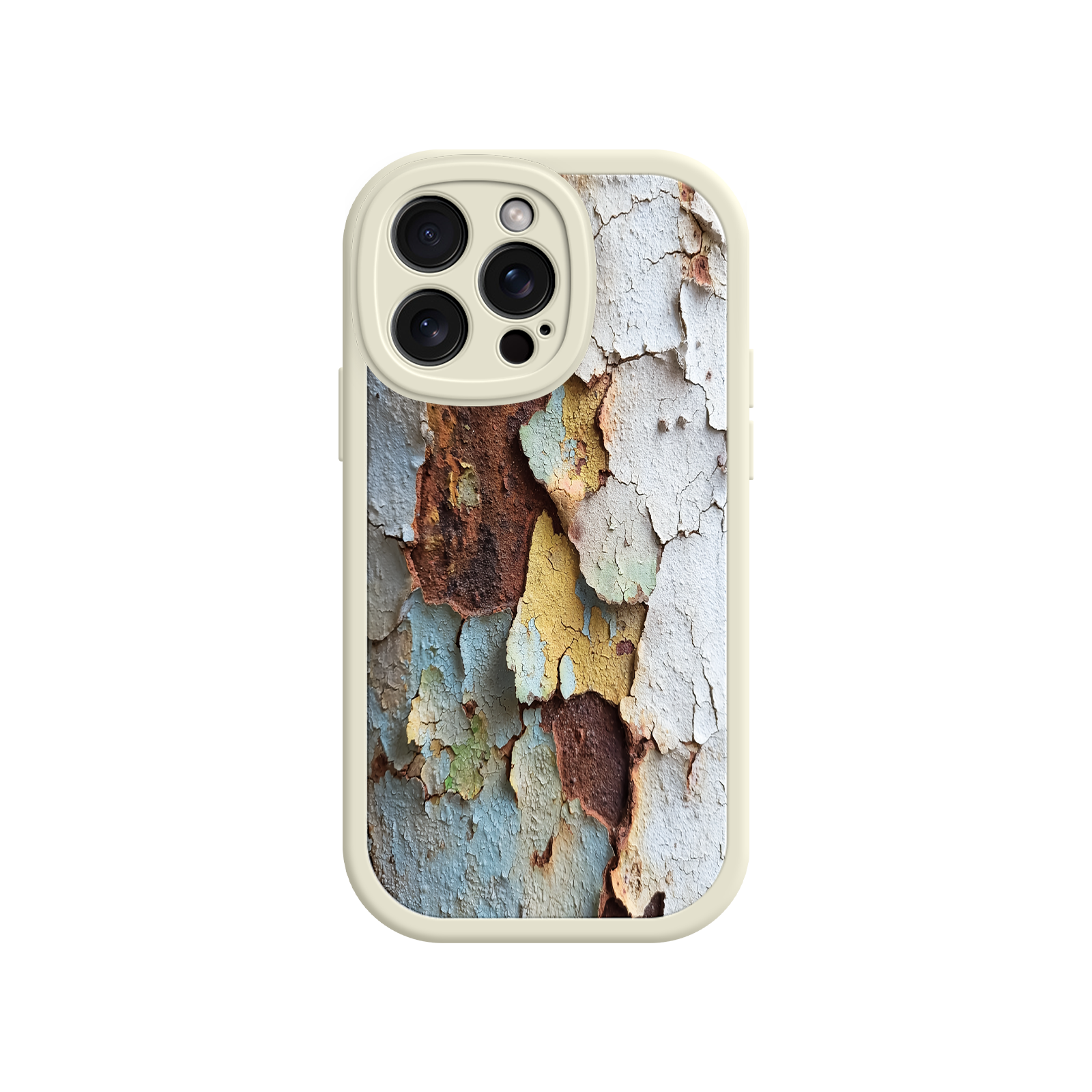 Instagram-worthy phone case with rustic paint design