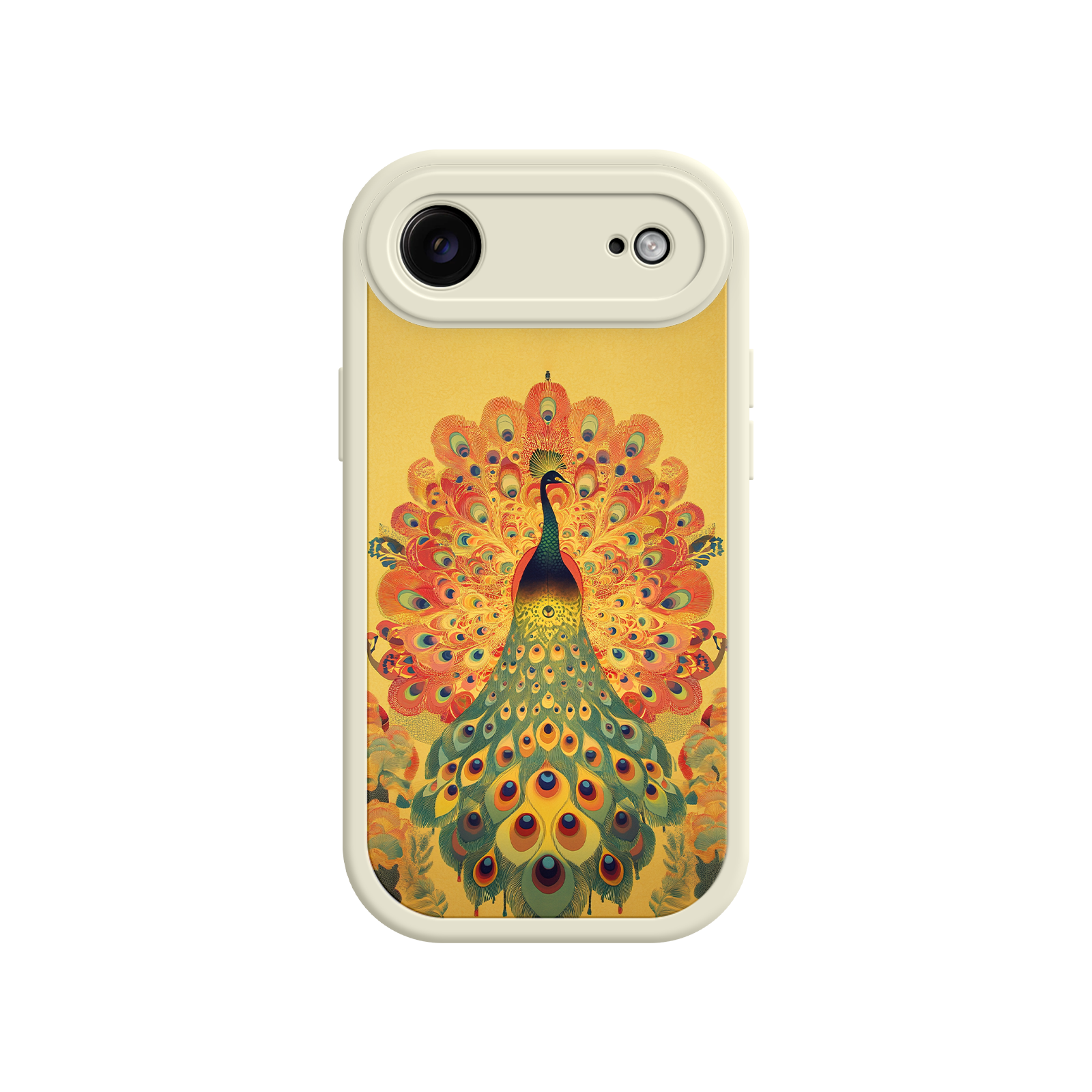 Peacock iPhone Case – Artistic Bird Design with Vibrant Feathers & Boho Style