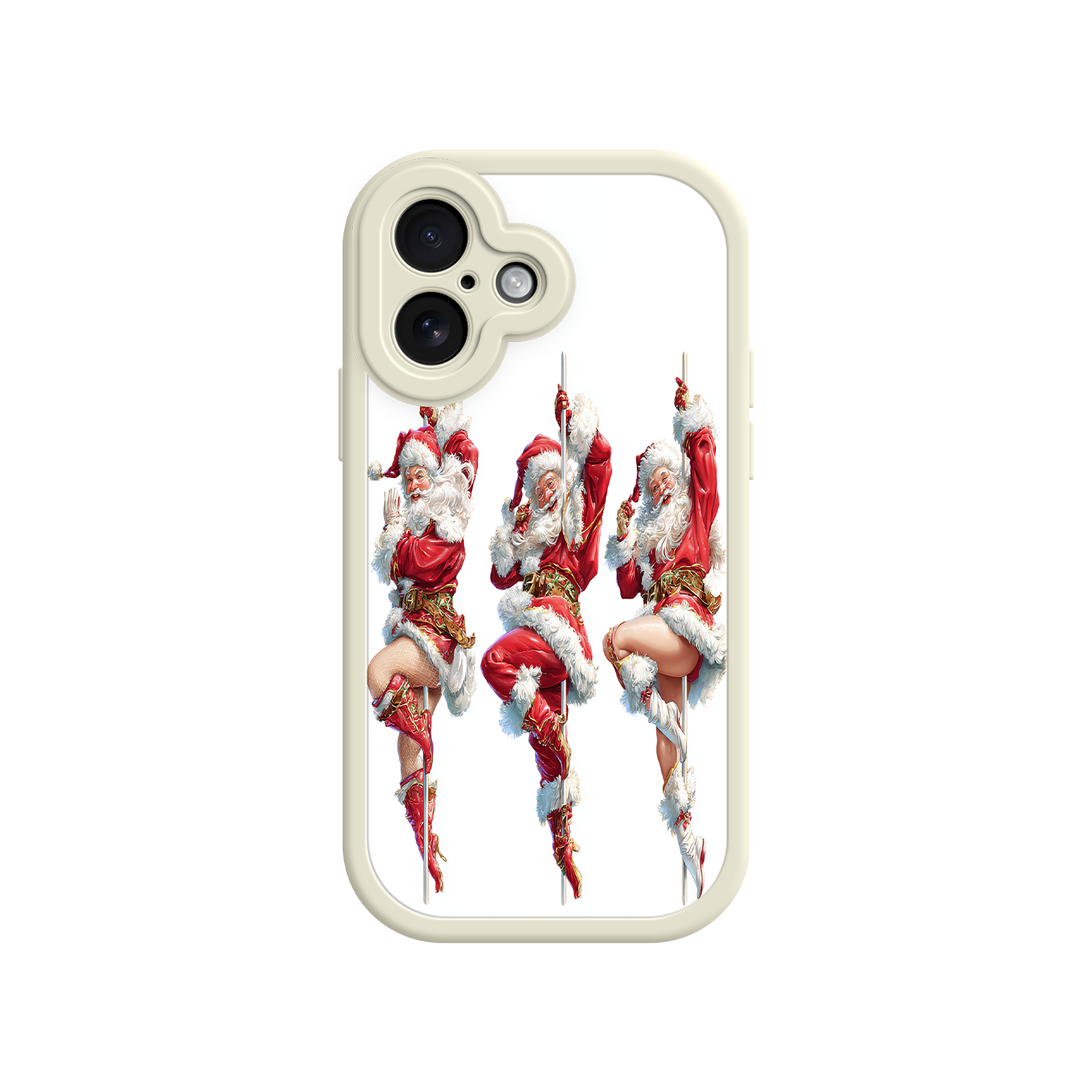 Festive phone case with retro aesthetic styling