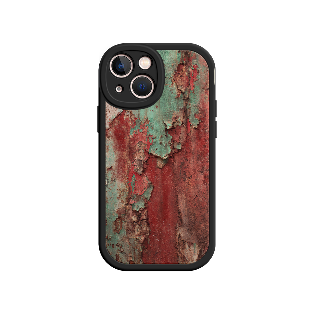 Rustic Metal Texture Phone Case – Vintage Industrial Style for iPhone 17