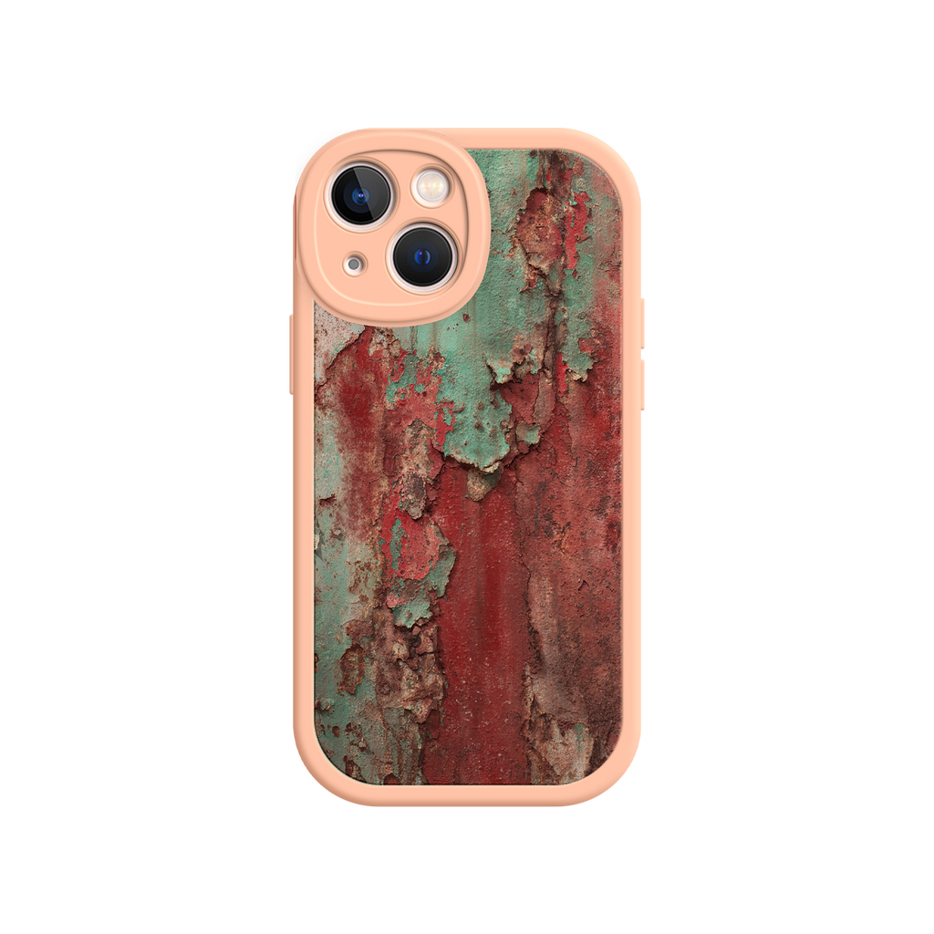 Rustic Metal Texture Phone Case – Vintage Industrial Style for iPhone 17
