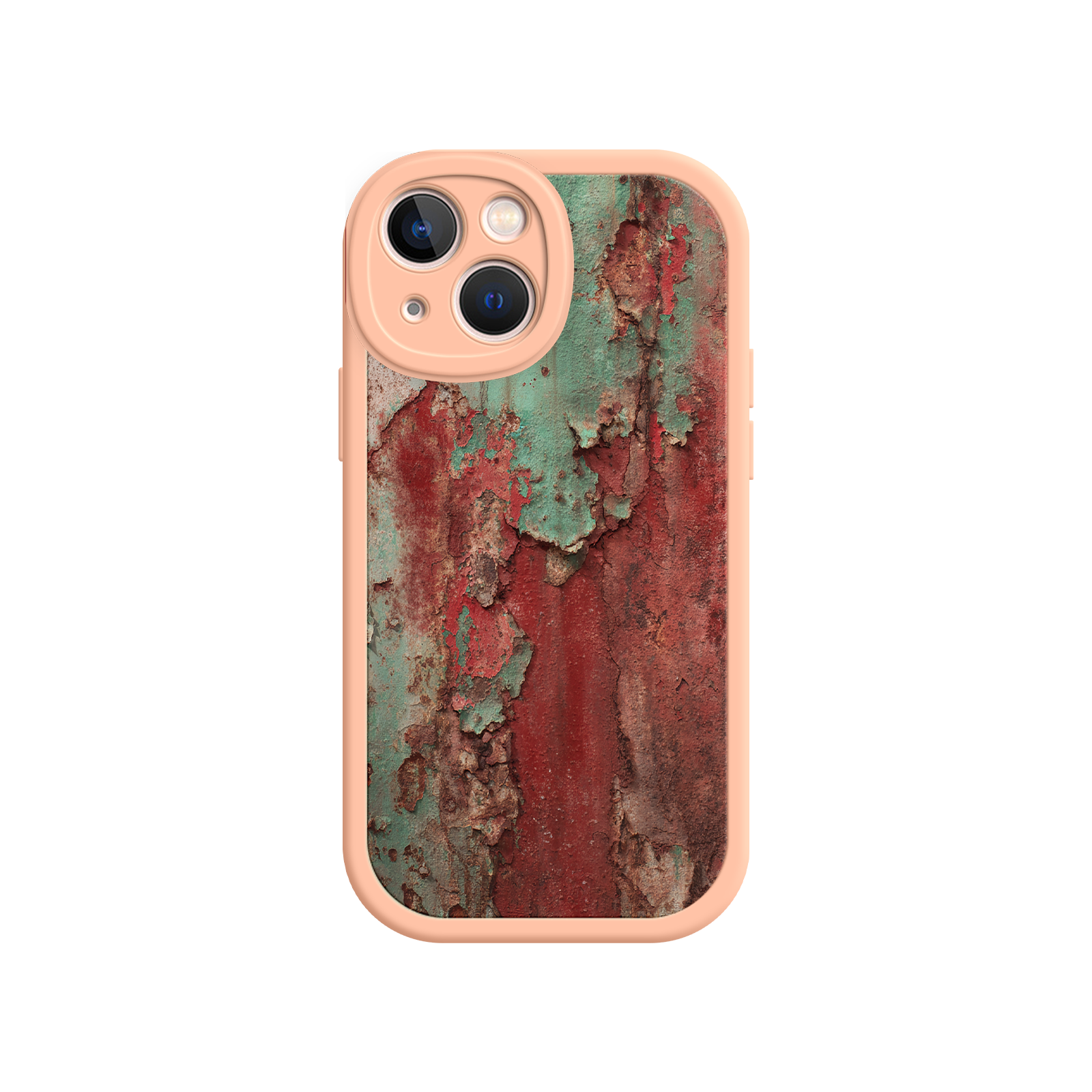 Rustic Metal Texture Phone Case – Vintage Industrial Style for iPhone 17