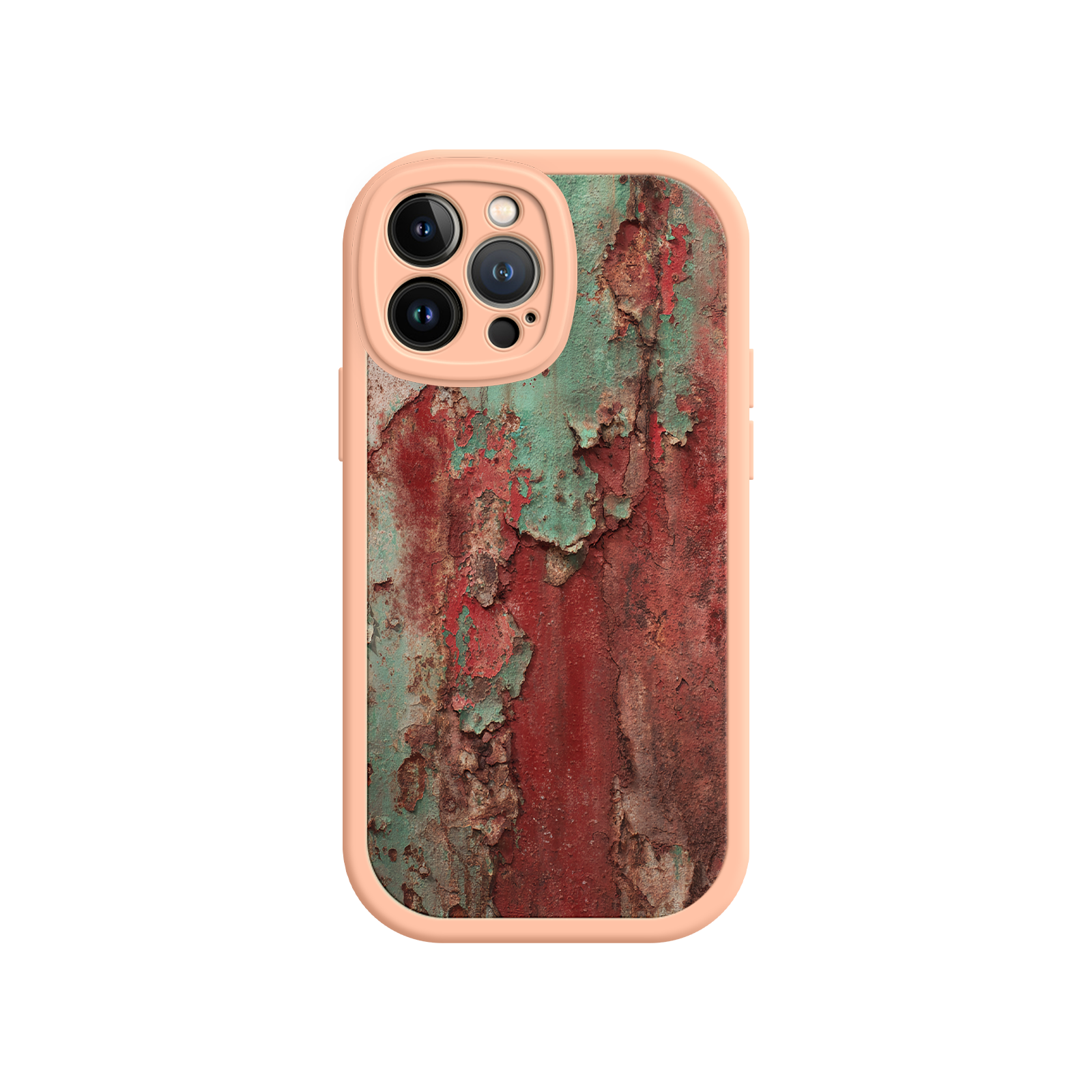 Rustic Metal Texture Phone Case – Vintage Industrial Style for iPhone 17